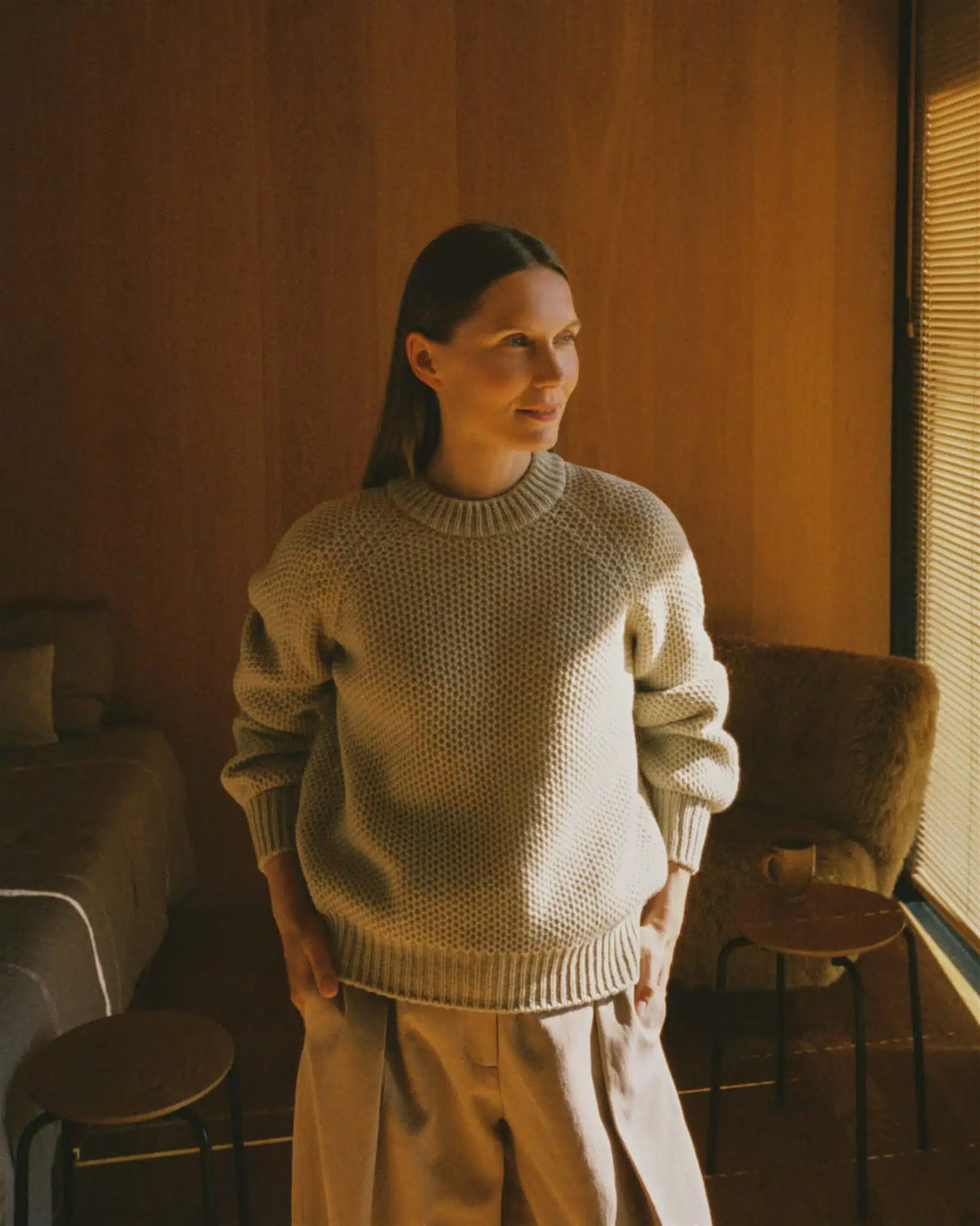 CASHMERE & MERINO WOOL SWEATER MAGDA