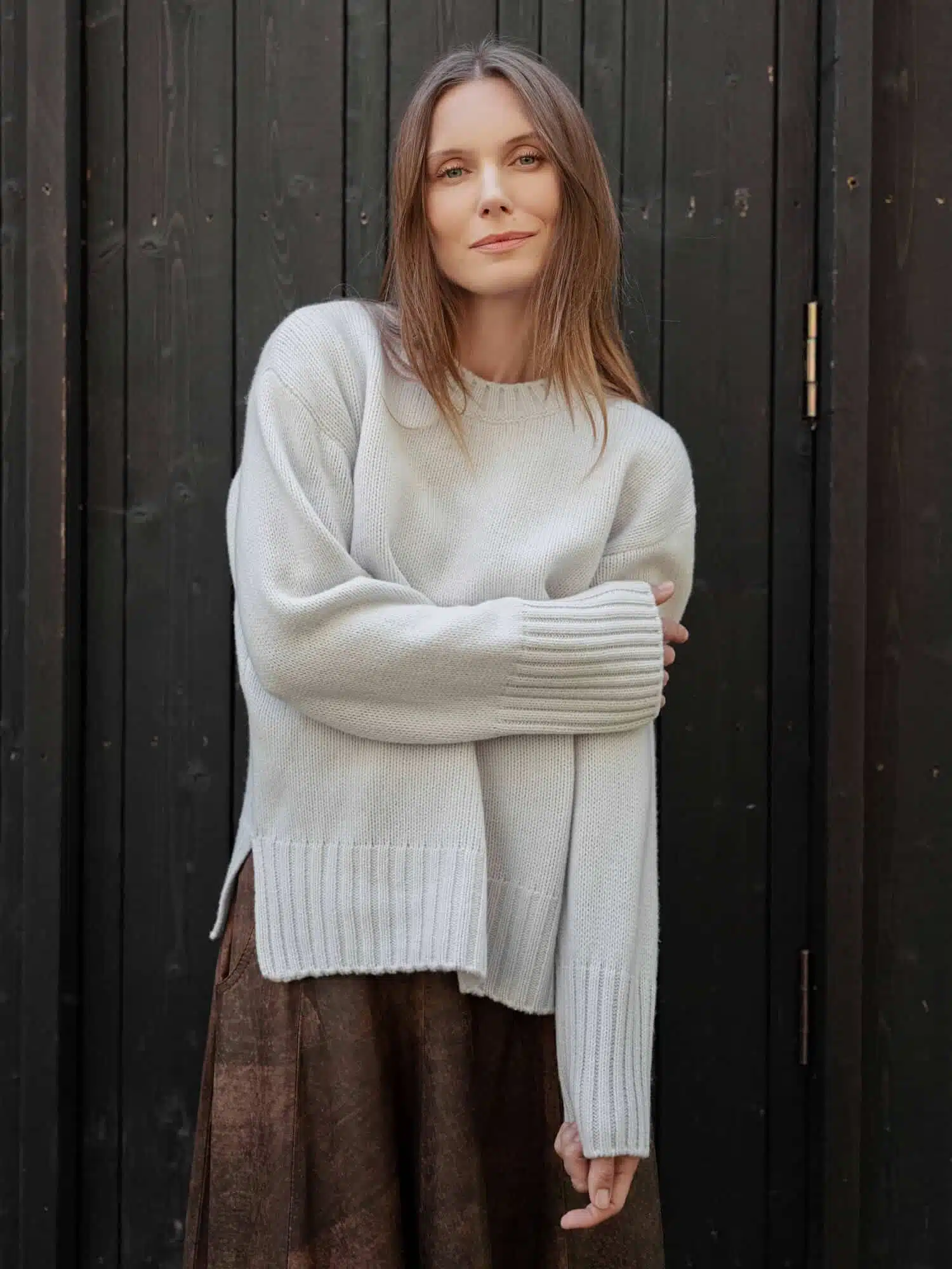CASHMERE & MERINO WOOL SWEATER MARI