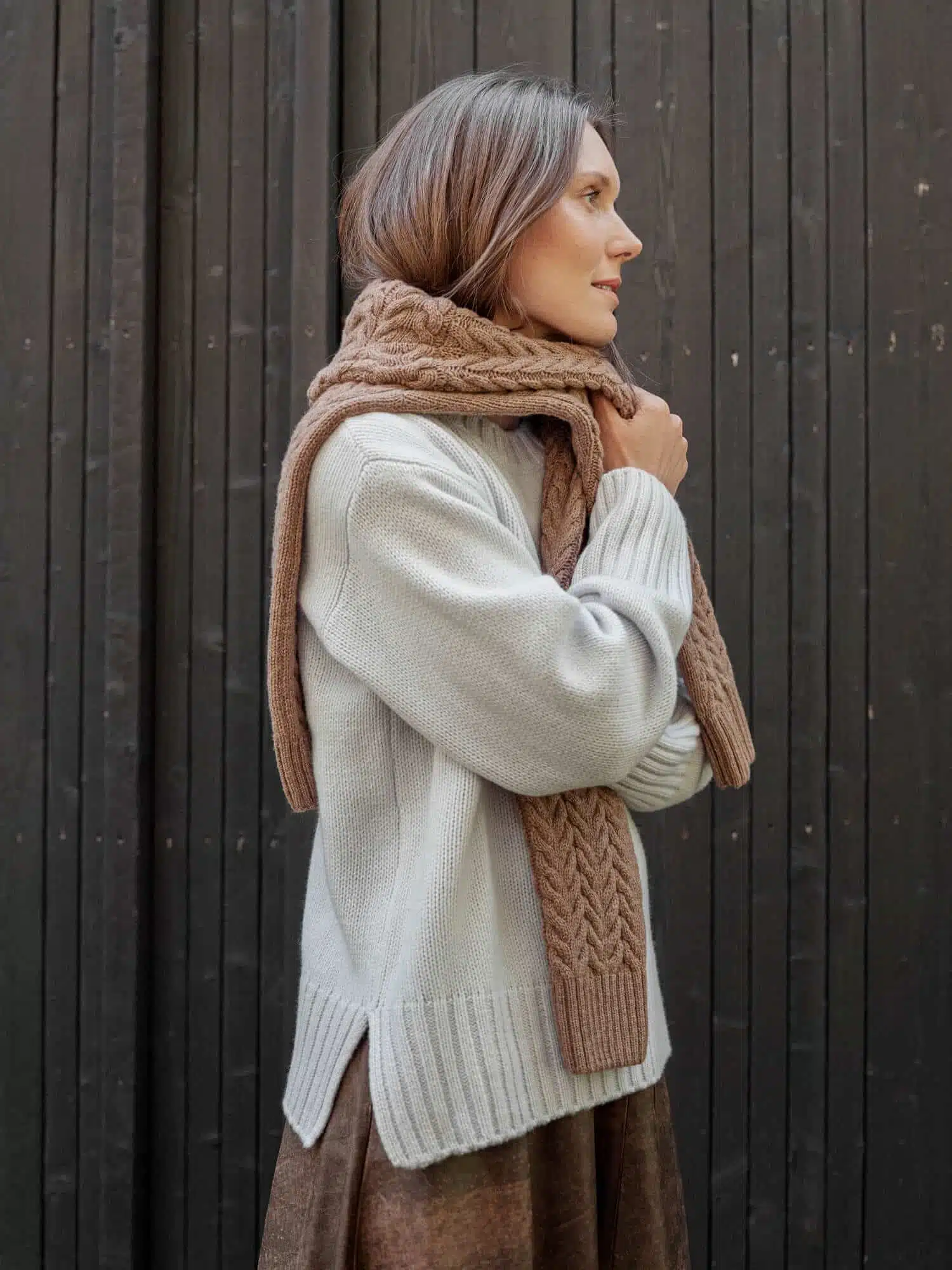 CASHMERE & MERINO WOOL SWEATER MARI