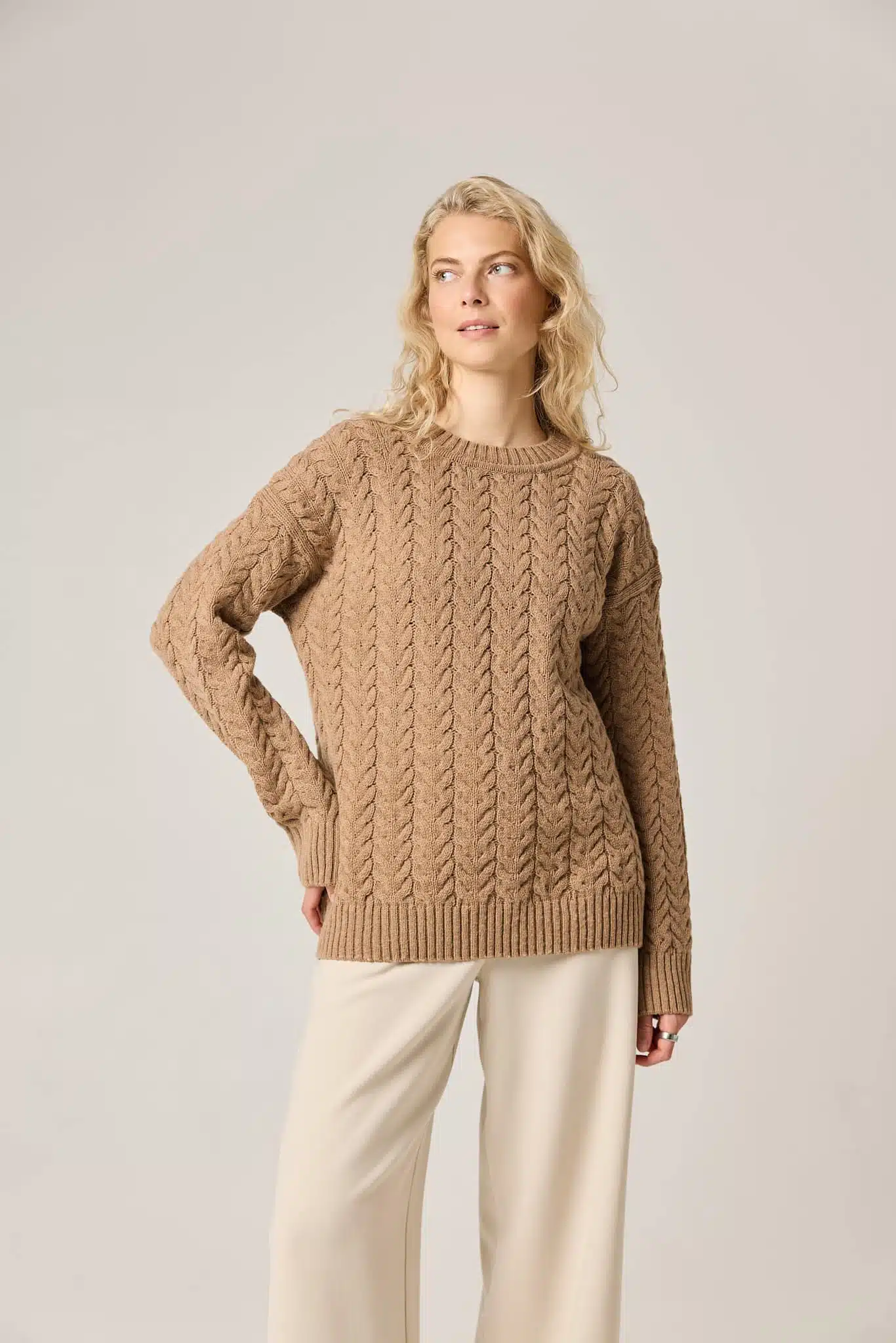 CASHMERE & MERINO WOOL SWEATER DANA