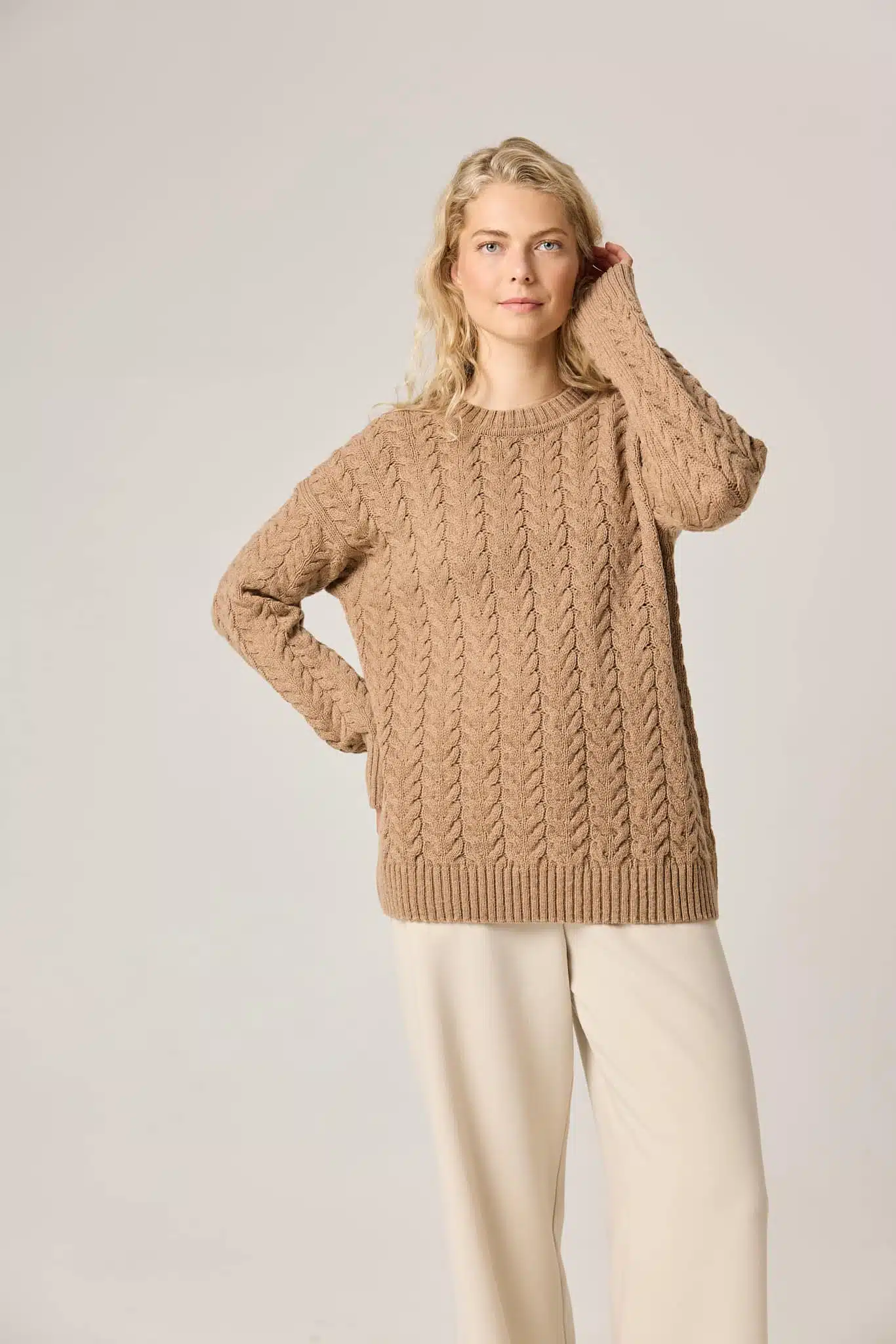 CASHMERE & MERINO WOOL SWEATER DANA