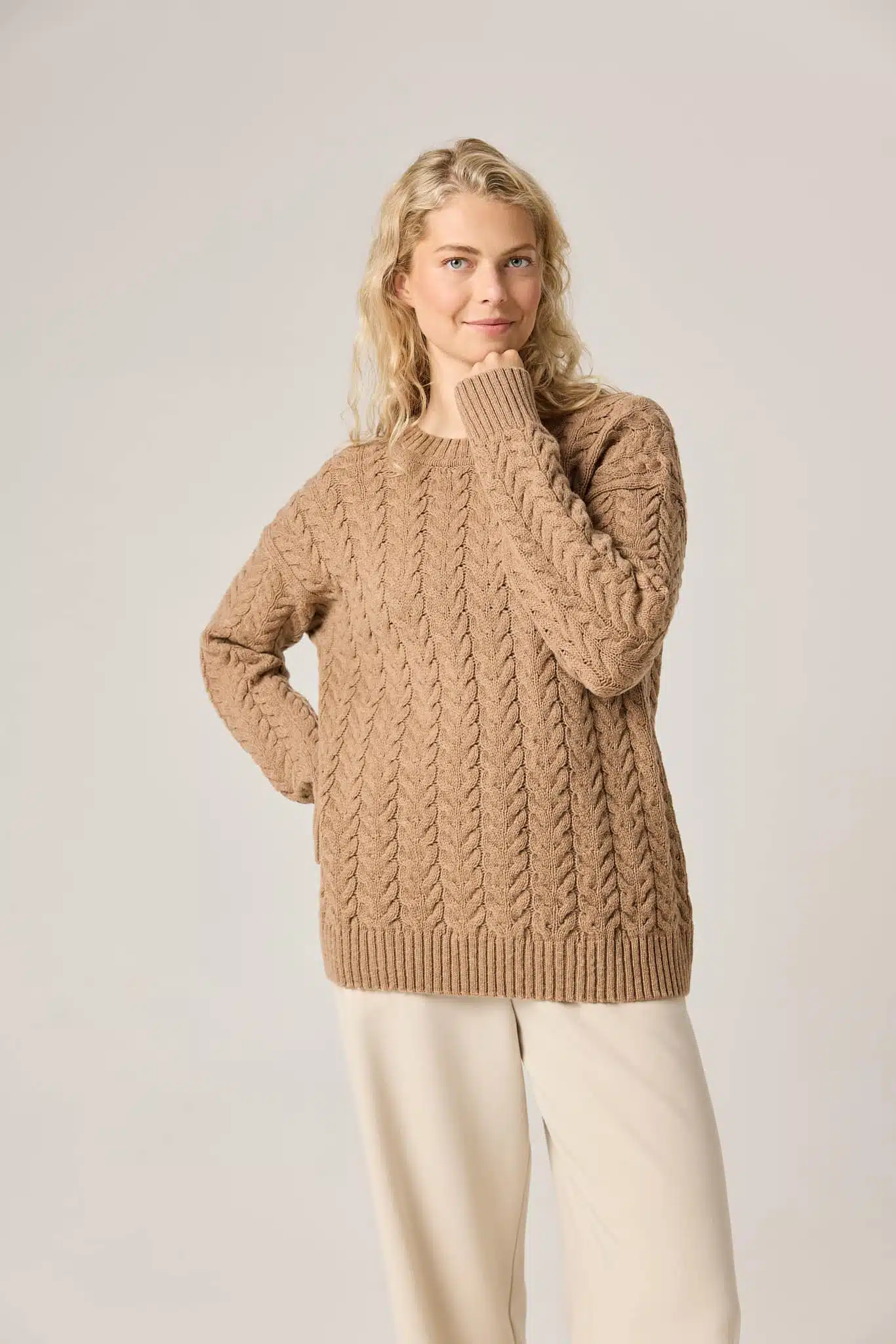 CASHMERE & MERINO WOOL SWEATER DANA