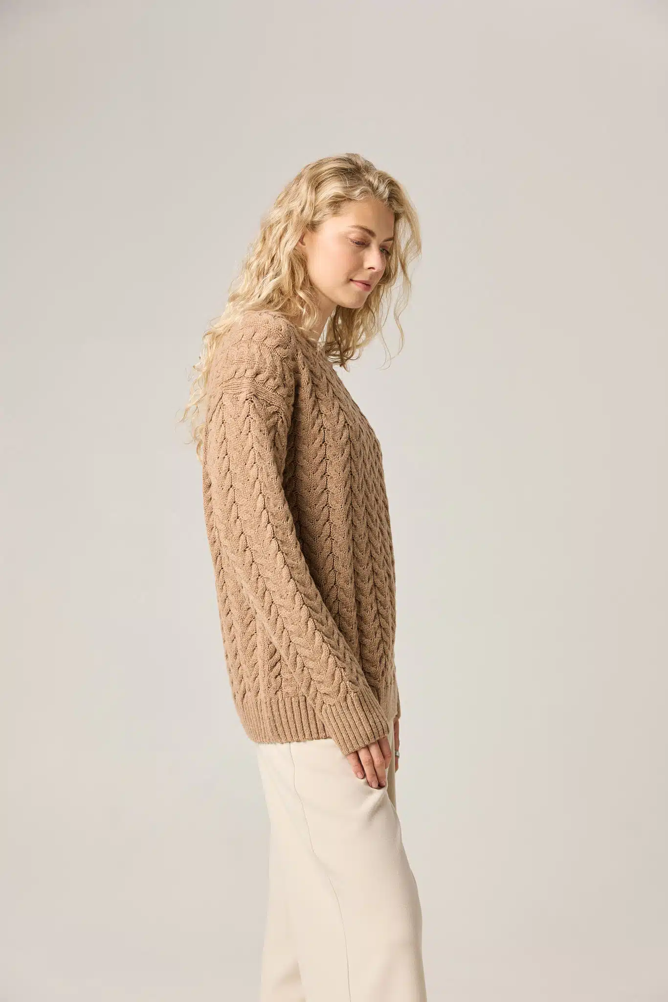 CASHMERE & MERINO WOOL SWEATER DANA