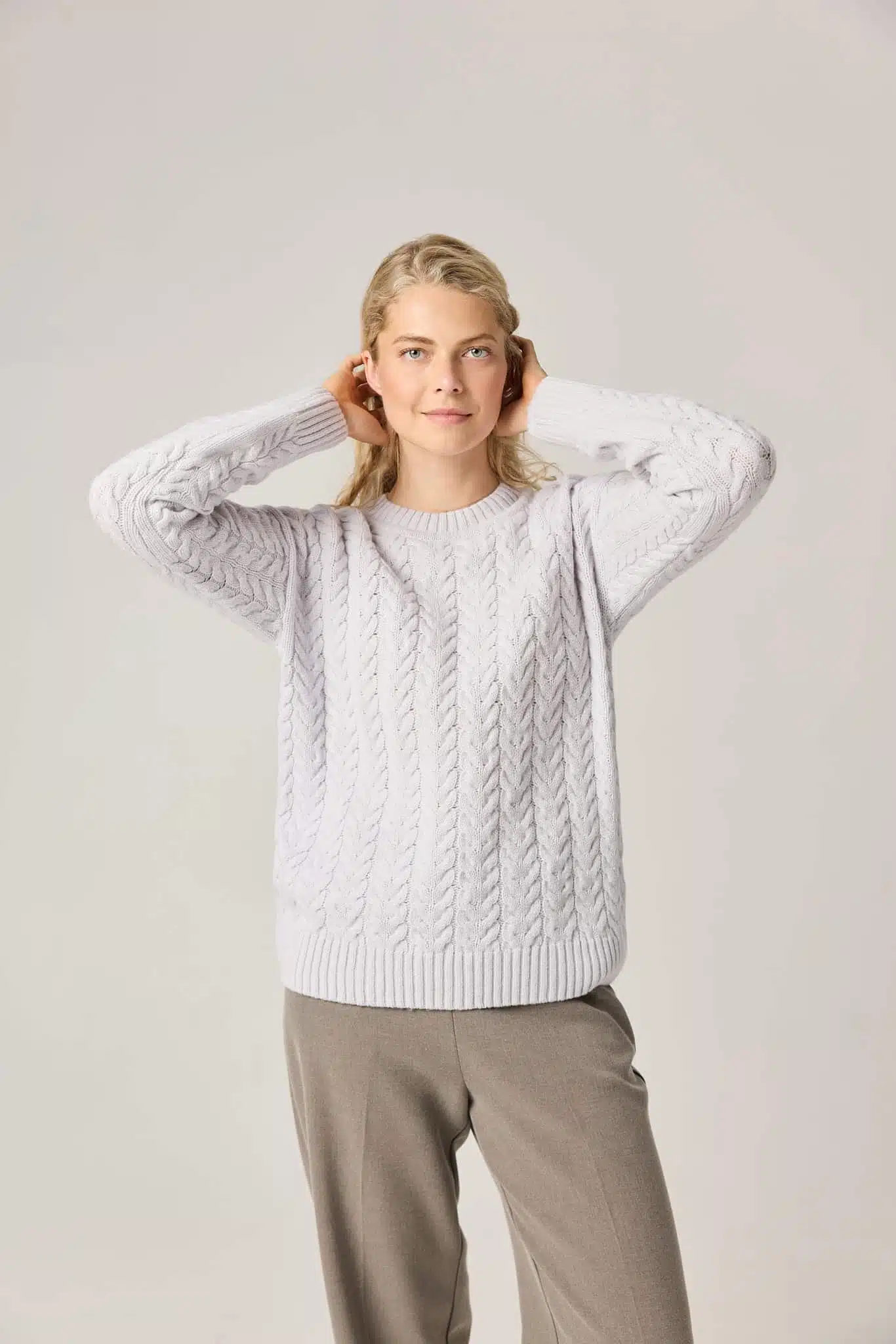 CASHMERE & MERINO WOOL SWEATER DANA