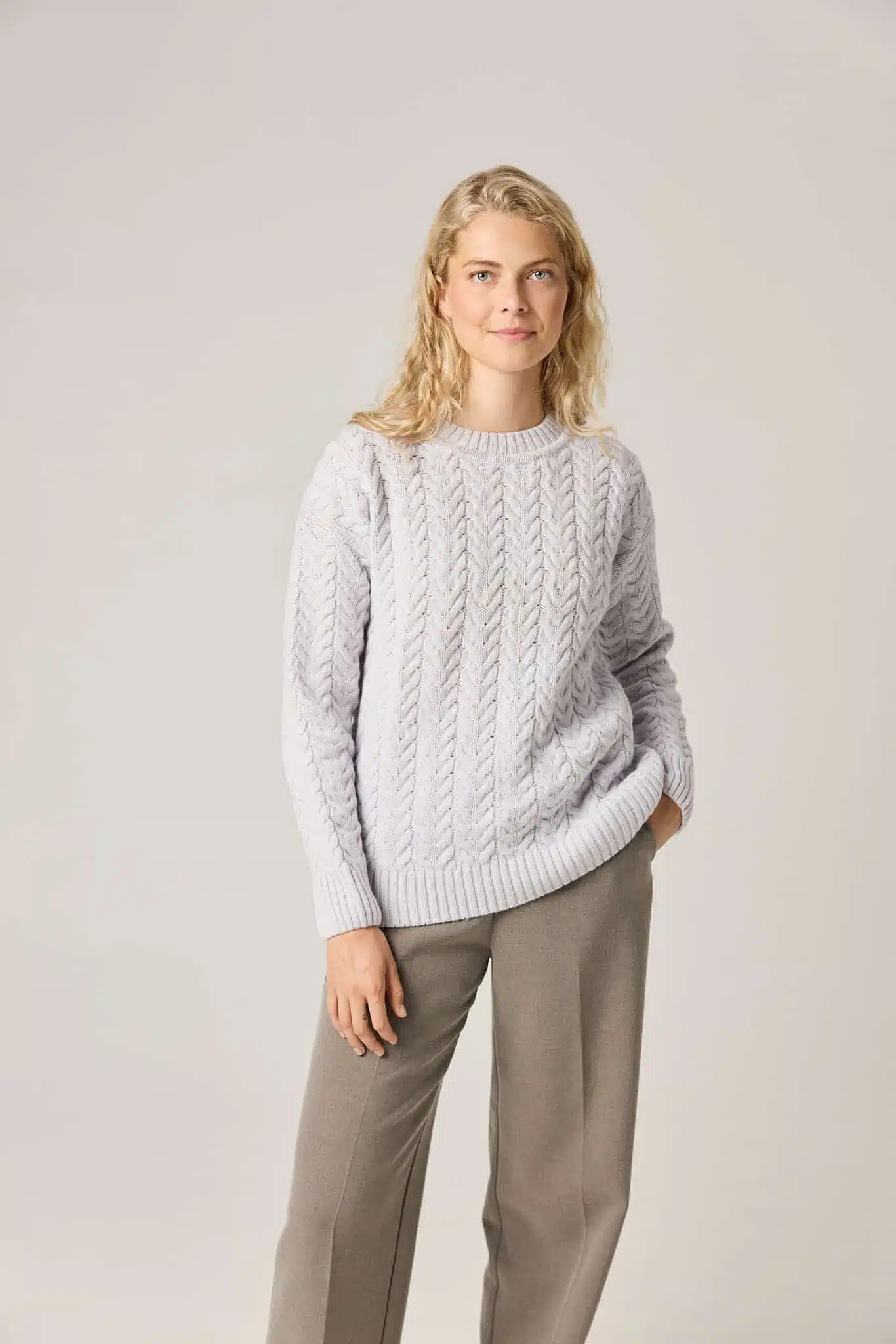 CASHMERE & MERINO WOOL SWEATER DANA