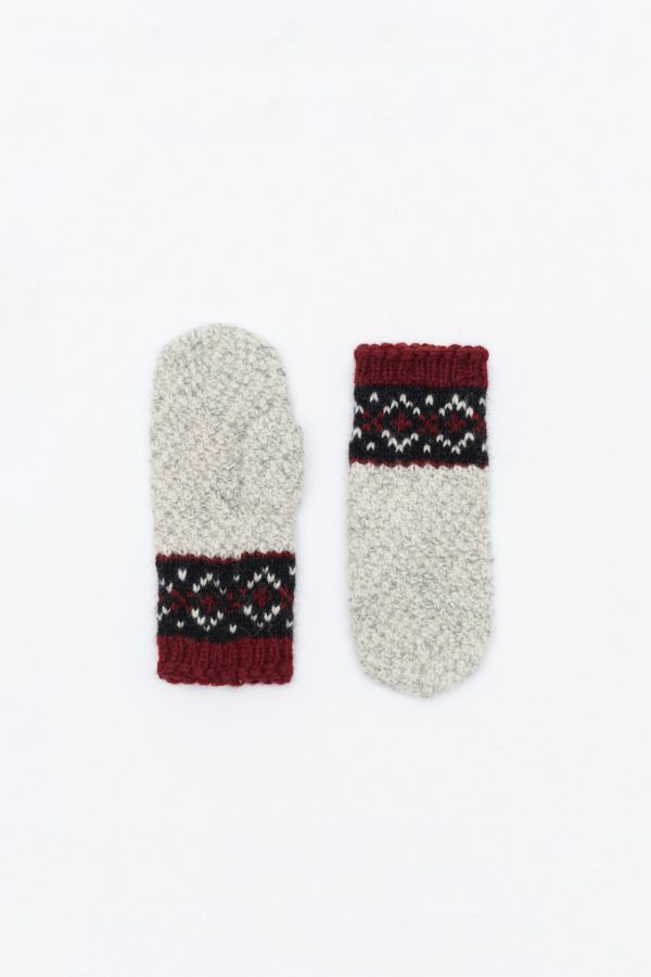 100% WOOL MITTENS AGUONA
