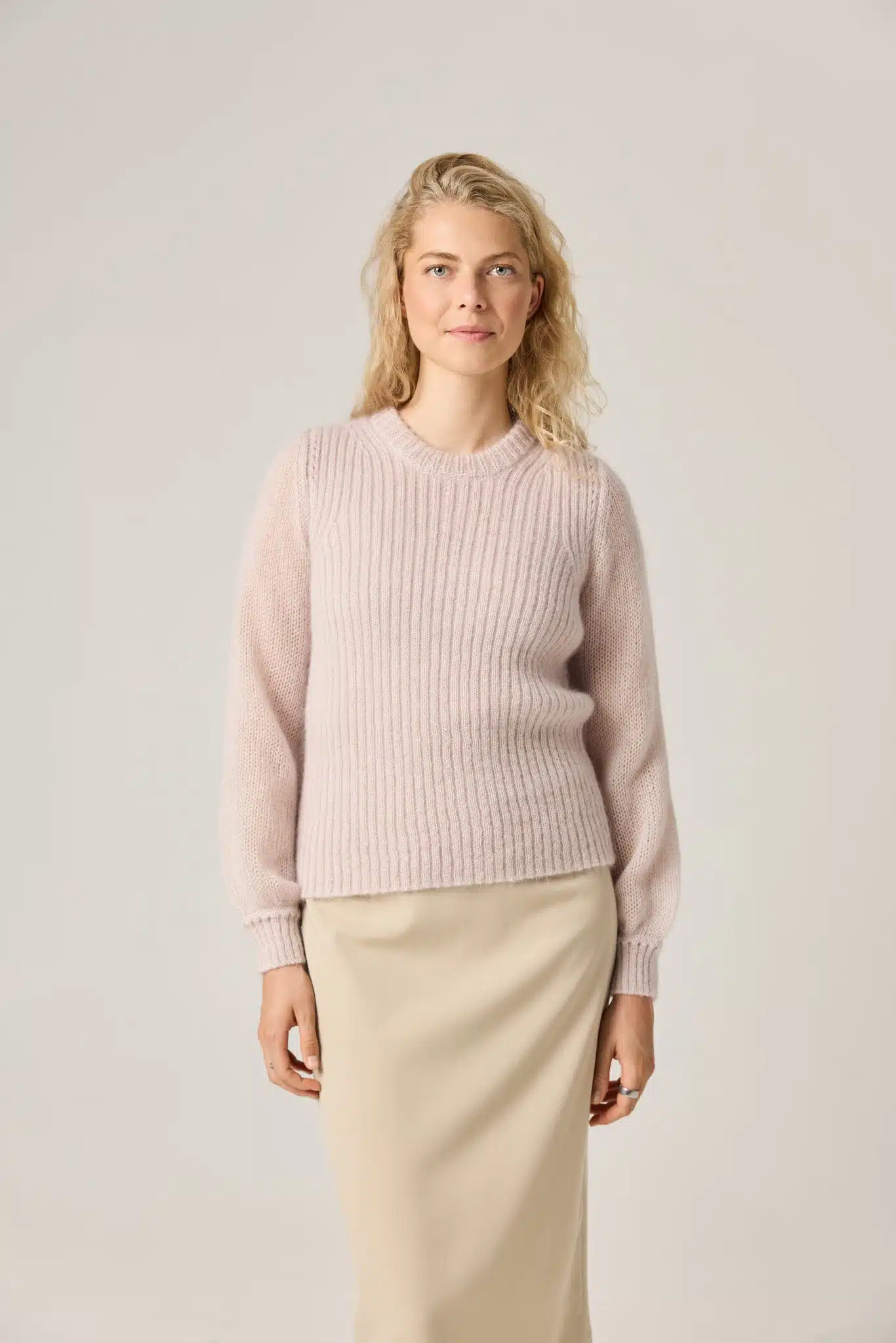 SILK & MOHAIR WOOL SWEATER SAKURA