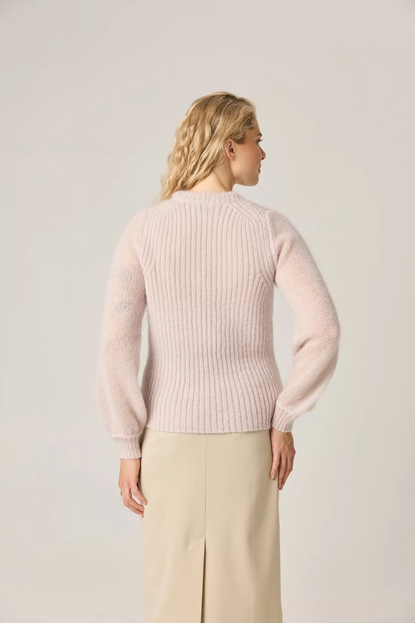 SILK & MOHAIR WOOL SWEATER SAKURA