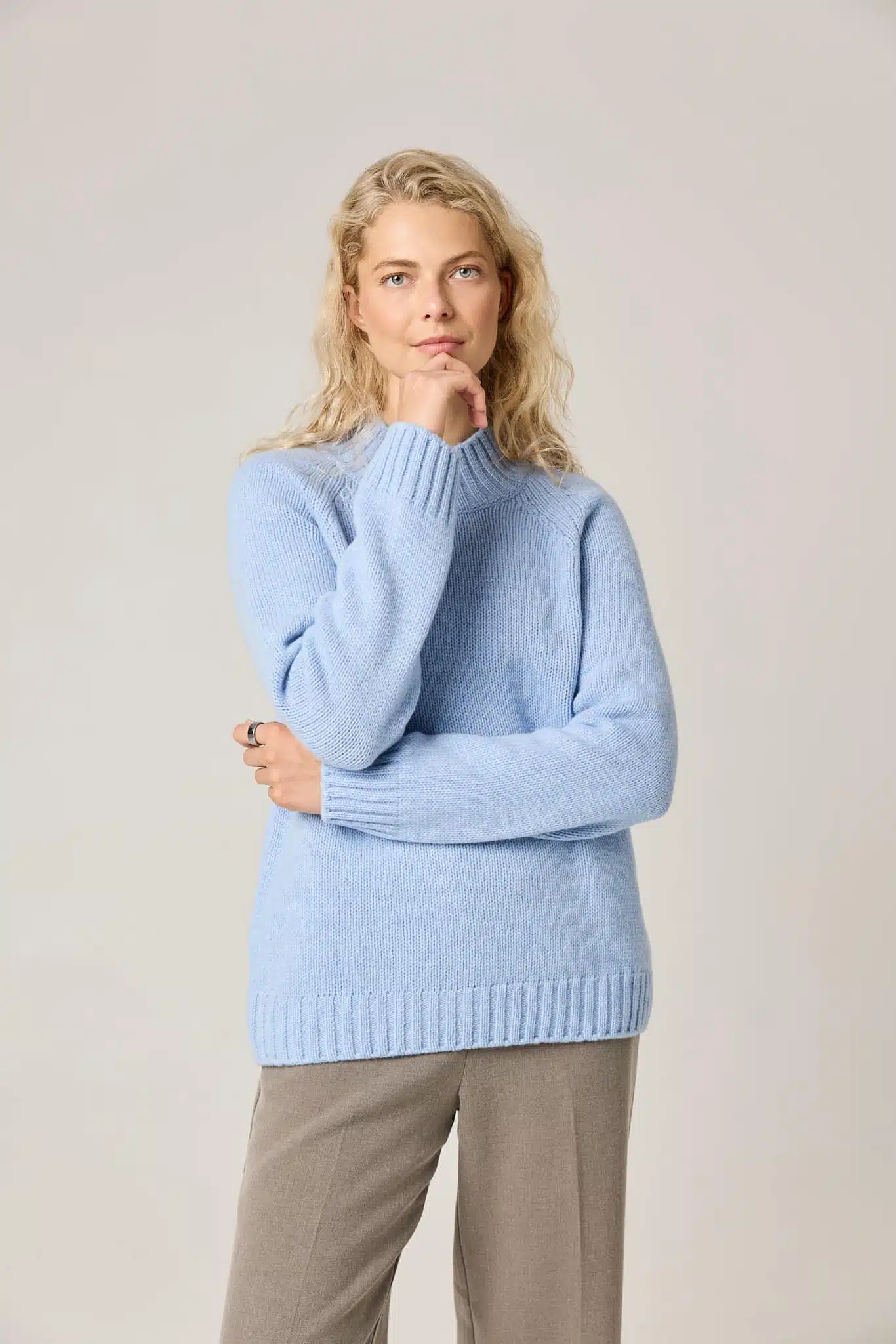 CASHMERE & MERINO WOOL SWEATER LUKA