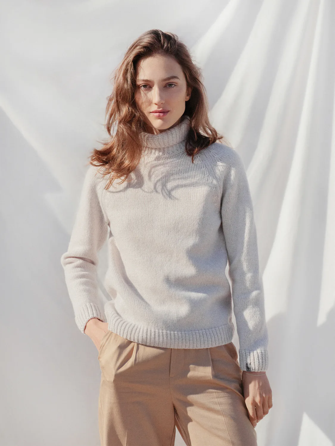 PULLOVER LOKEA AUS KASCHMIR UND MERINOWOLLE