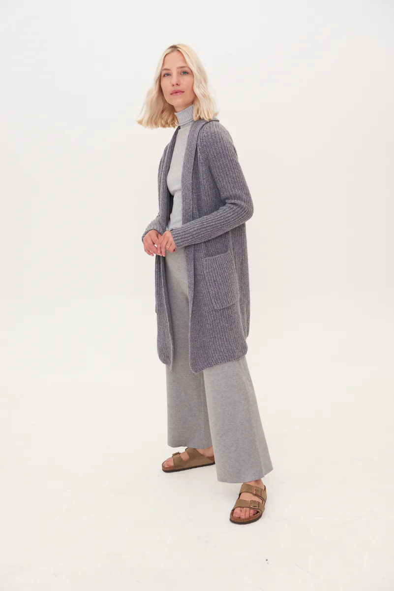 STRICKJACKE TEKMĖ AUS KASCHMIR UND MERINOWOLLE
