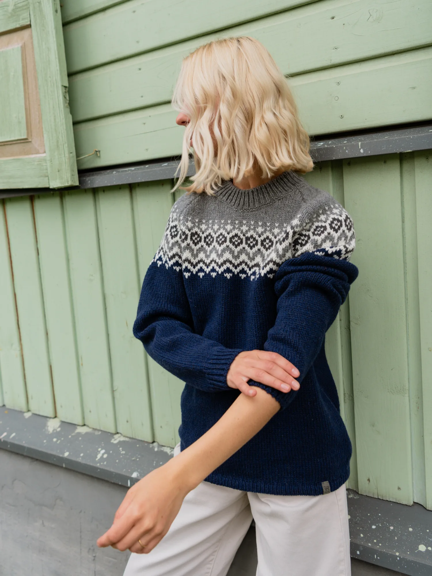 PULLOVER SKADI AUS MERINOWOLLE