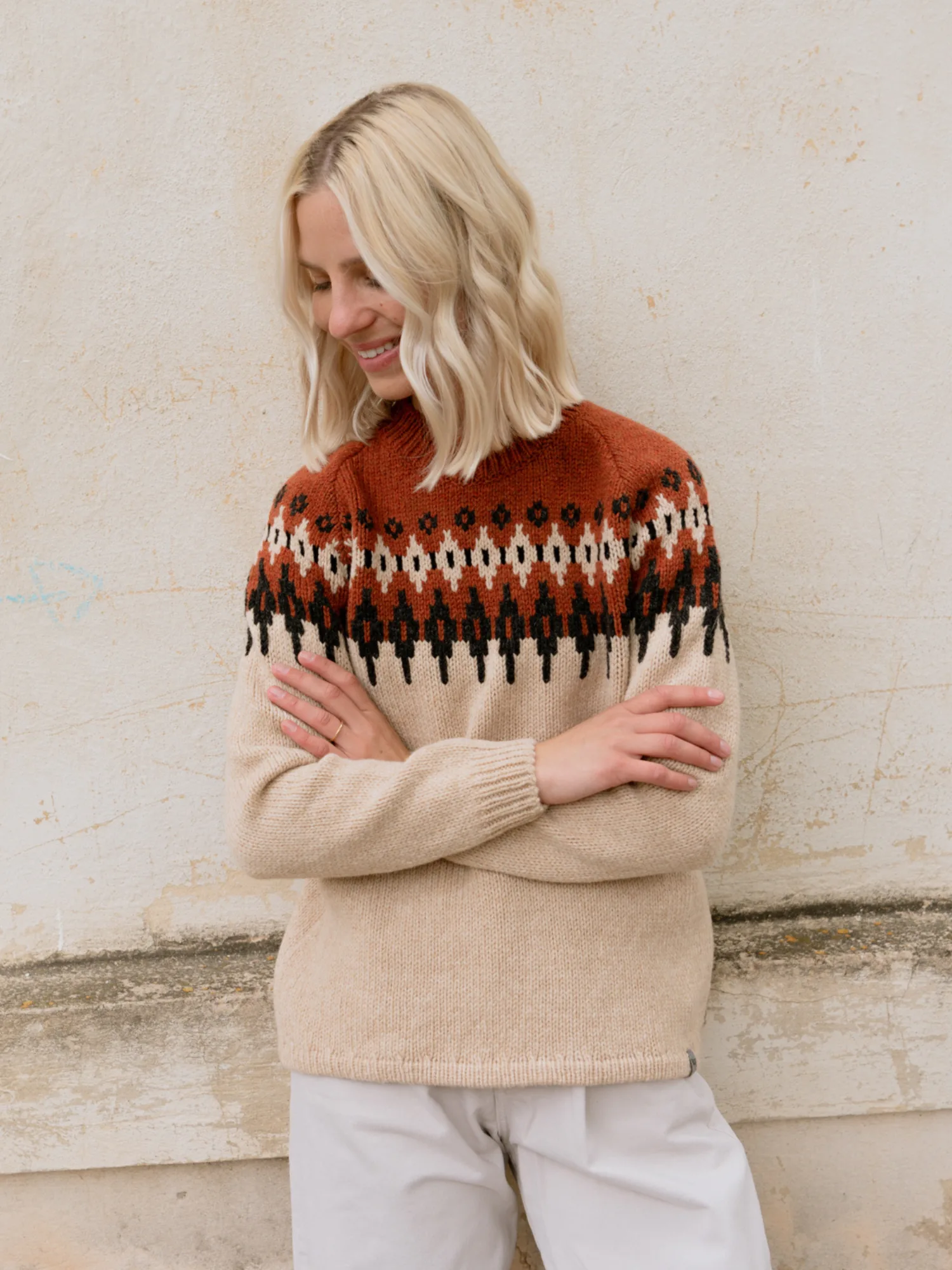 PULLOVER KOPA AUS MERINOWOLLE