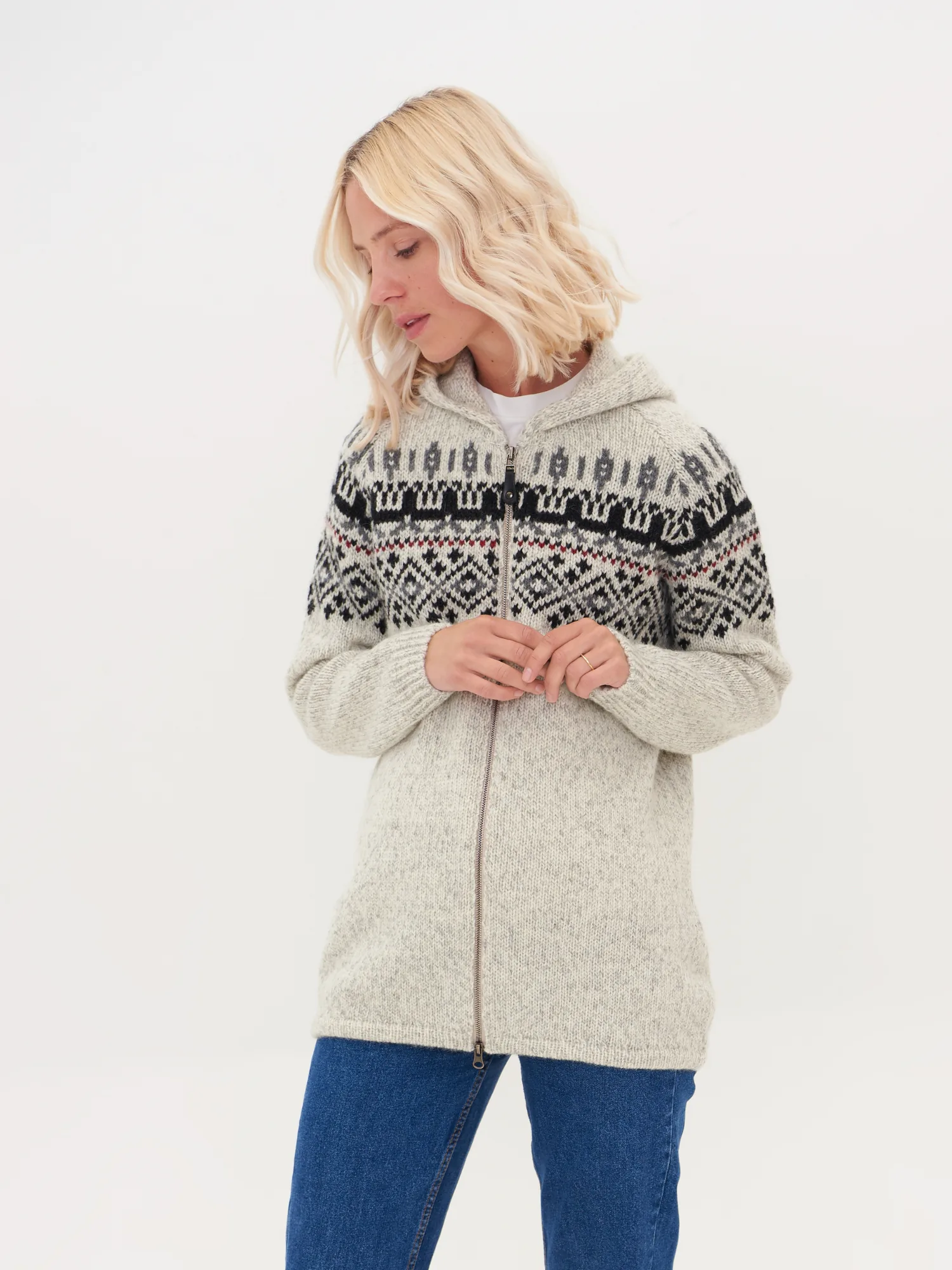 STRICKJACKE SOLVI AUS SKANDINAVISCHER WOLLE