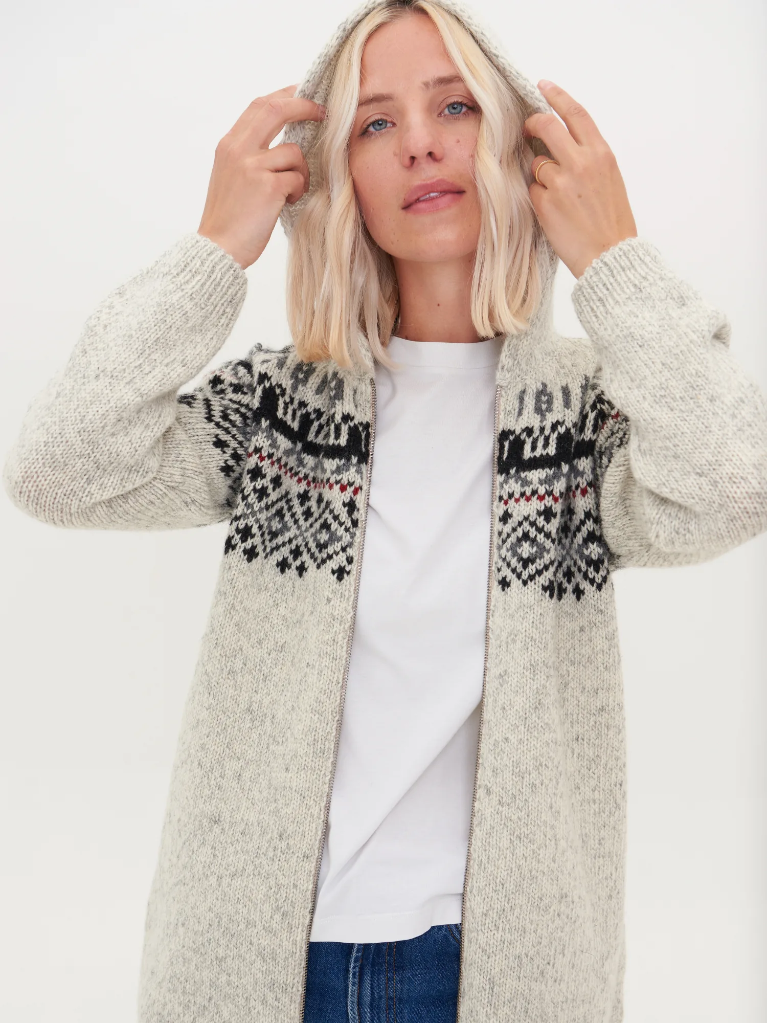 STRICKJACKE SOLVI AUS SKANDINAVISCHER WOLLE