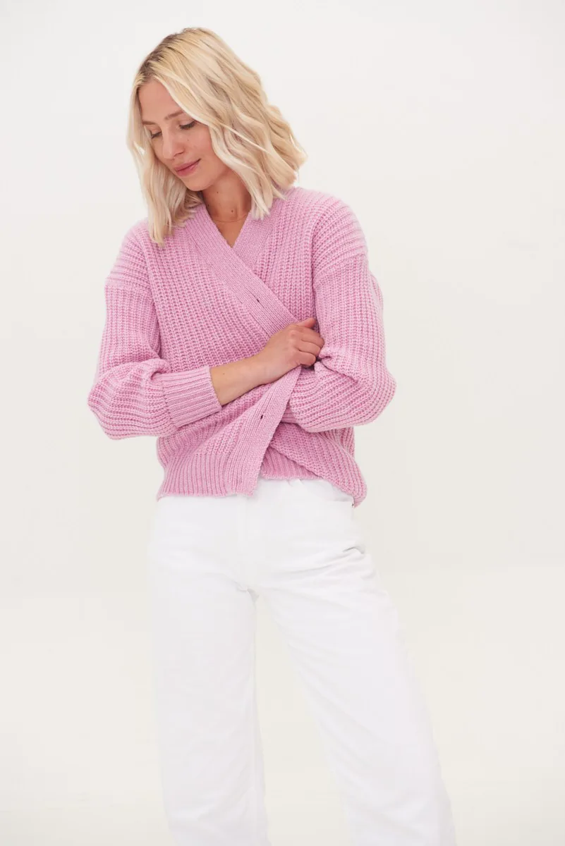 PULLOVER JOGAILĖ AUS KASCHMIR UND MERINOWOLLE