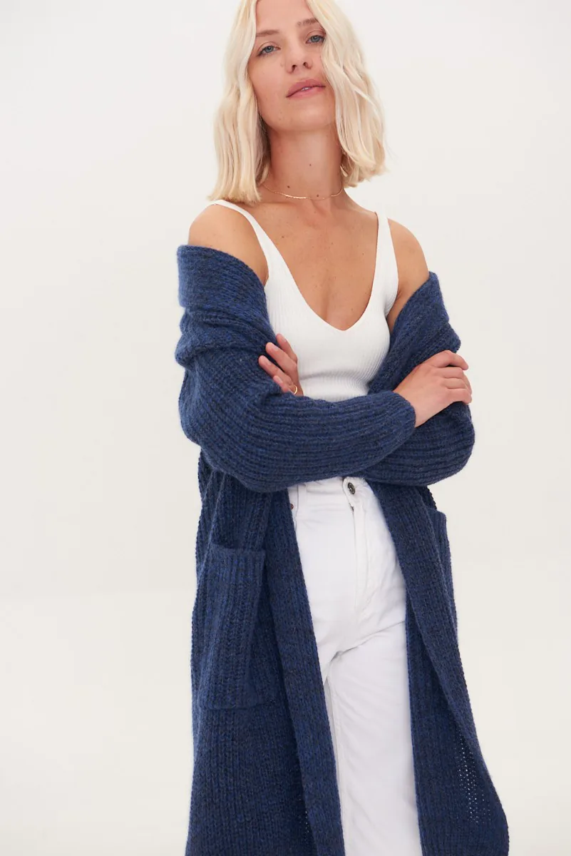 STRICKJACKE TEKMĖ AUS KASCHMIR UND MERINOWOLLE