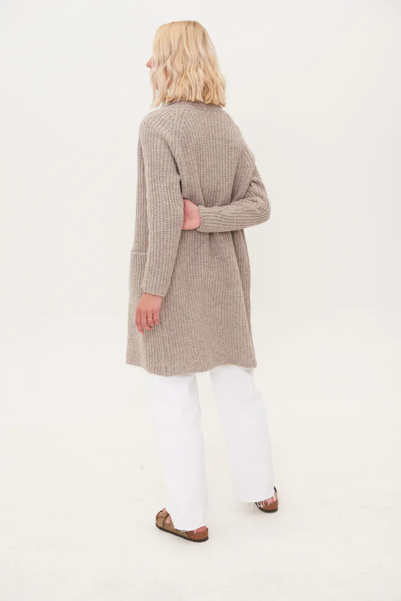 STRICKJACKE TEKMĖ AUS KASCHMIR UND MERINOWOLLE