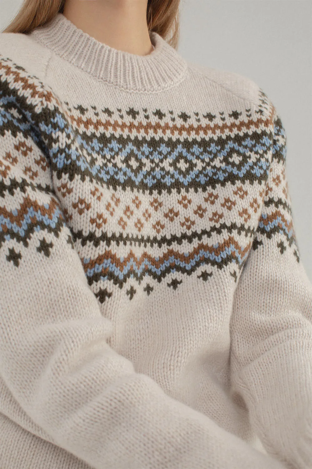 PULLOVER LUMI AUS KASCHMIR UND MERINOWOLLE