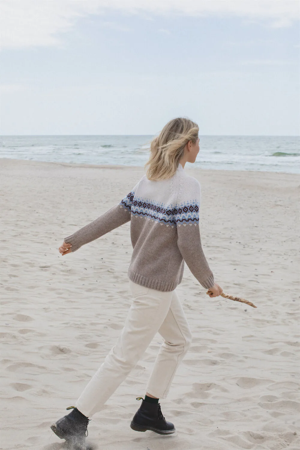 PULLOVER NORR AUS KASCHMIR UND MERINOWOLLE