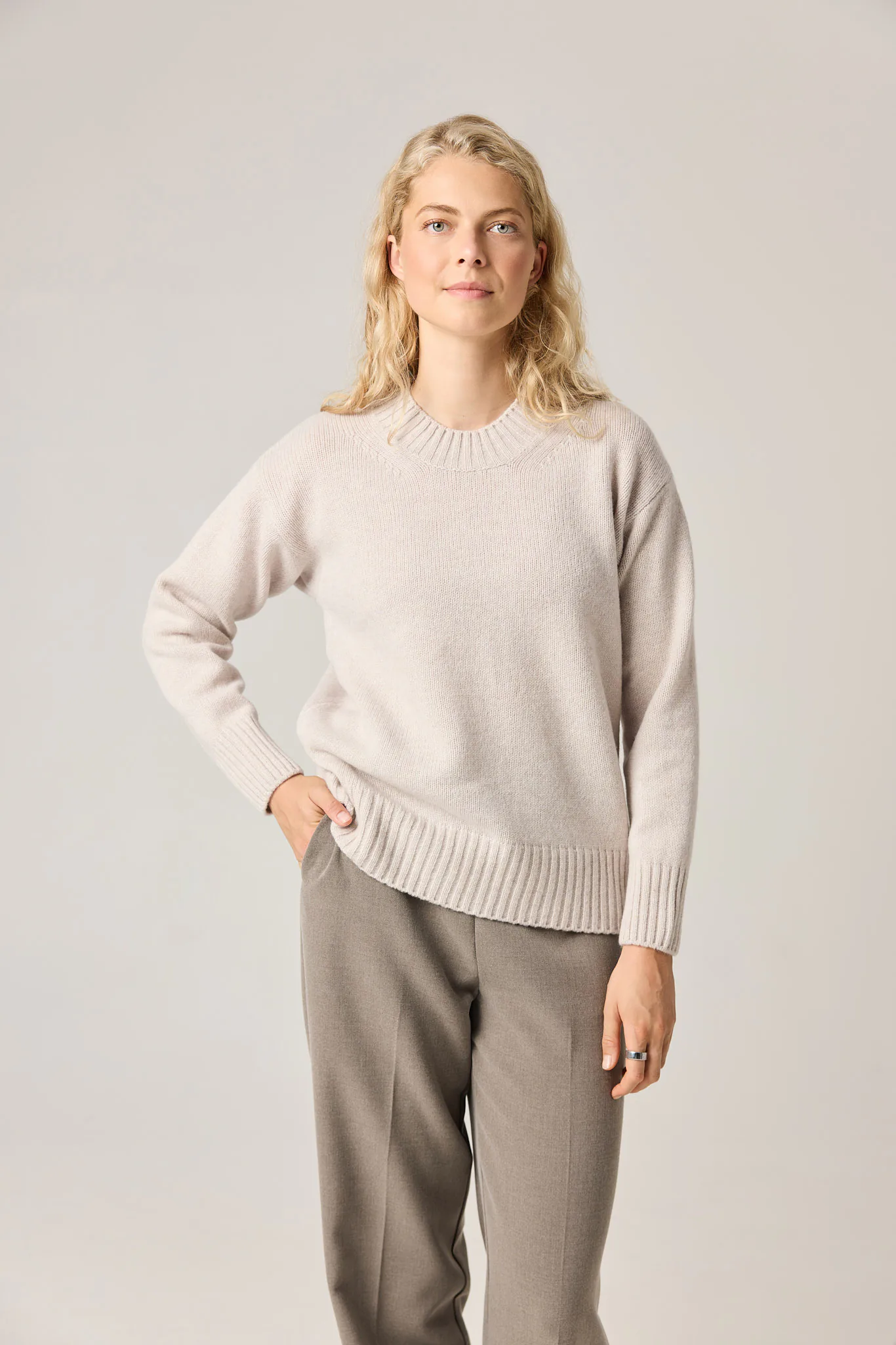 PULLOVER RAMUMA AUS KASCHMIR UND MERINOWOLLE