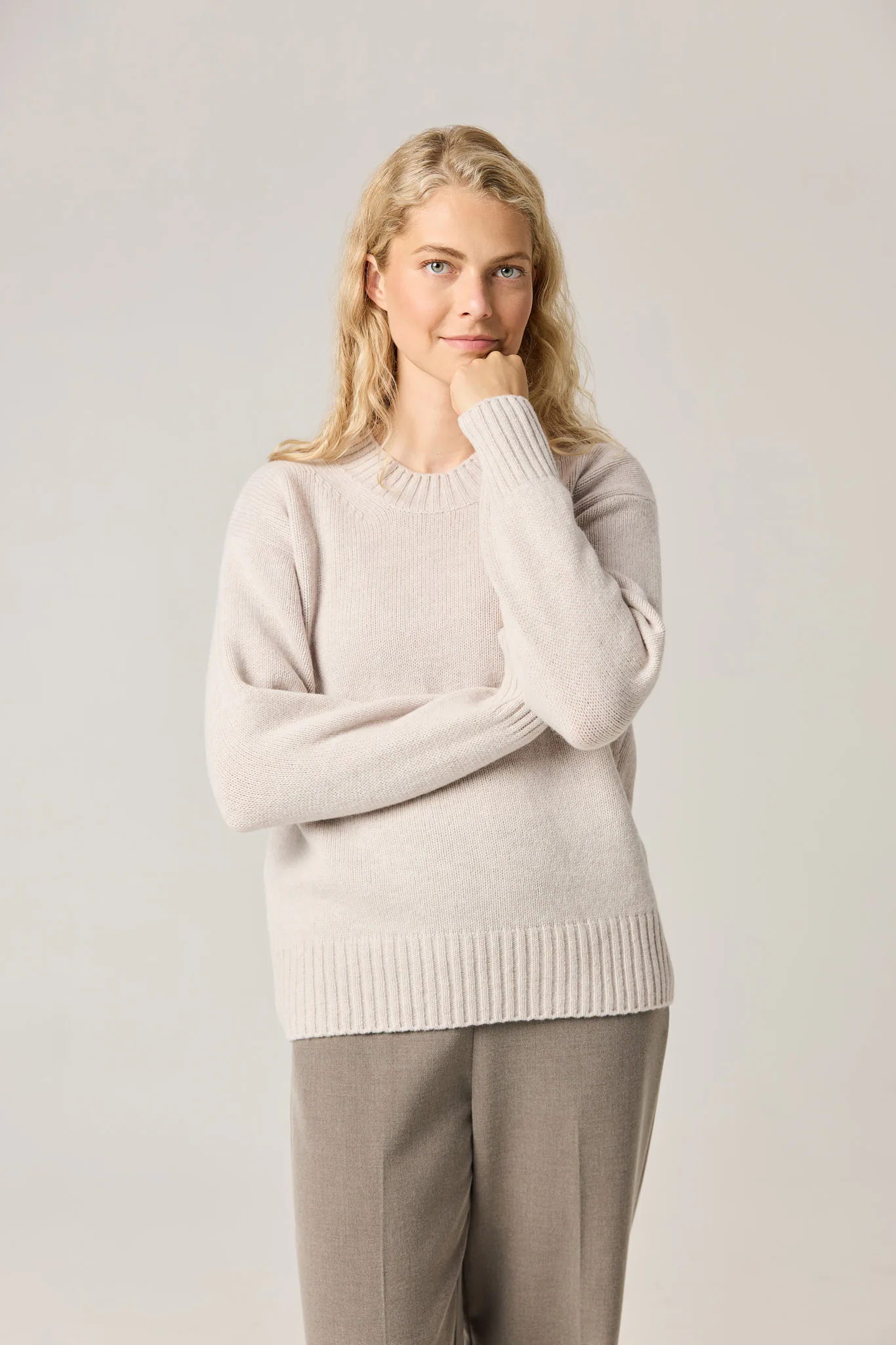 PULLOVER RAMUMA AUS KASCHMIR UND MERINOWOLLE