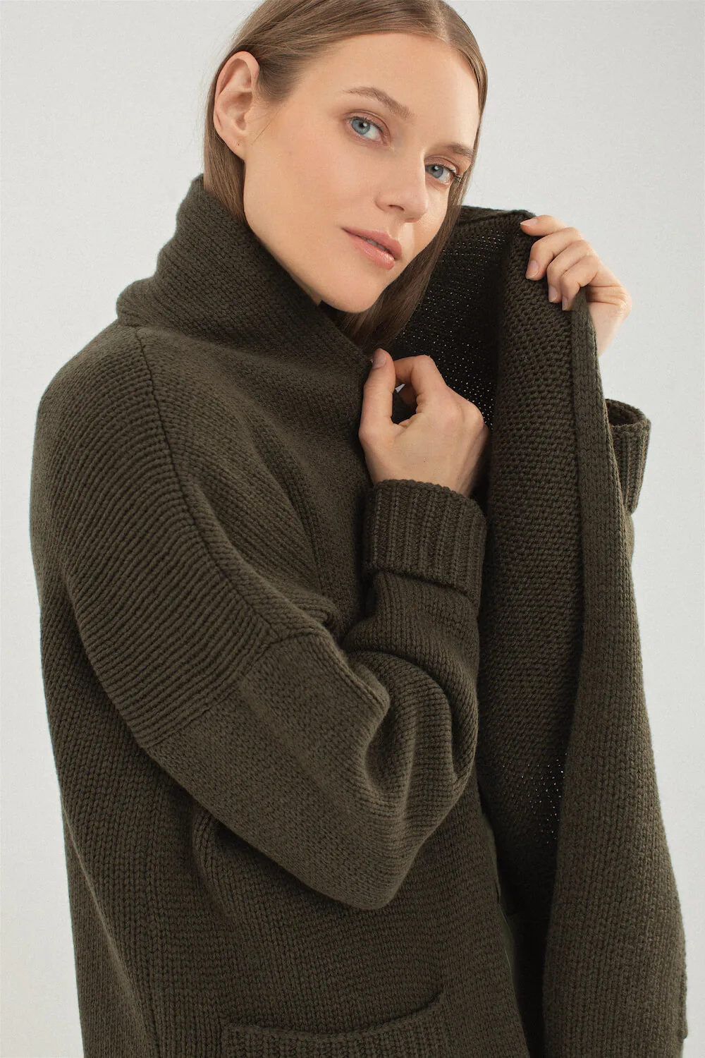 STRICKJACKE THORA AUS KASCHMIR UND MERINOWOLLE