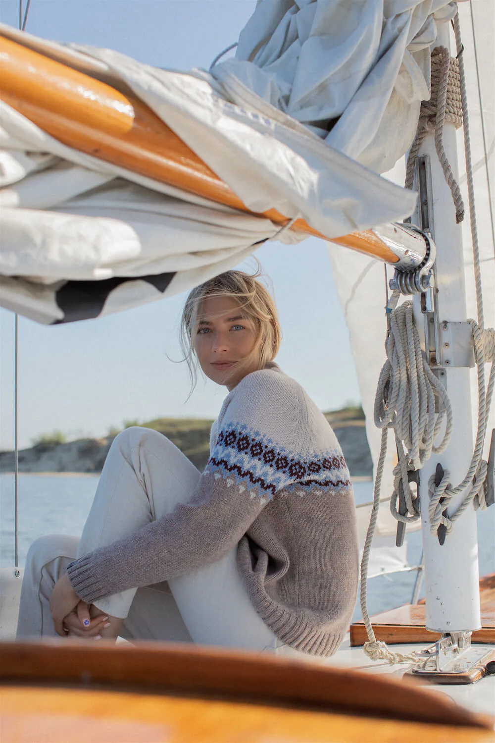 hand knit woolen sweater