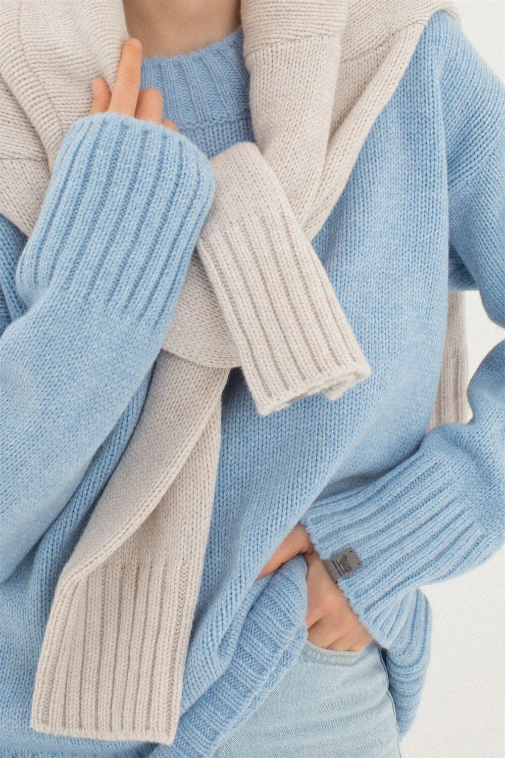 PULLOVER RAMUMA AUS KASCHMIR UND MERINOWOLLE
