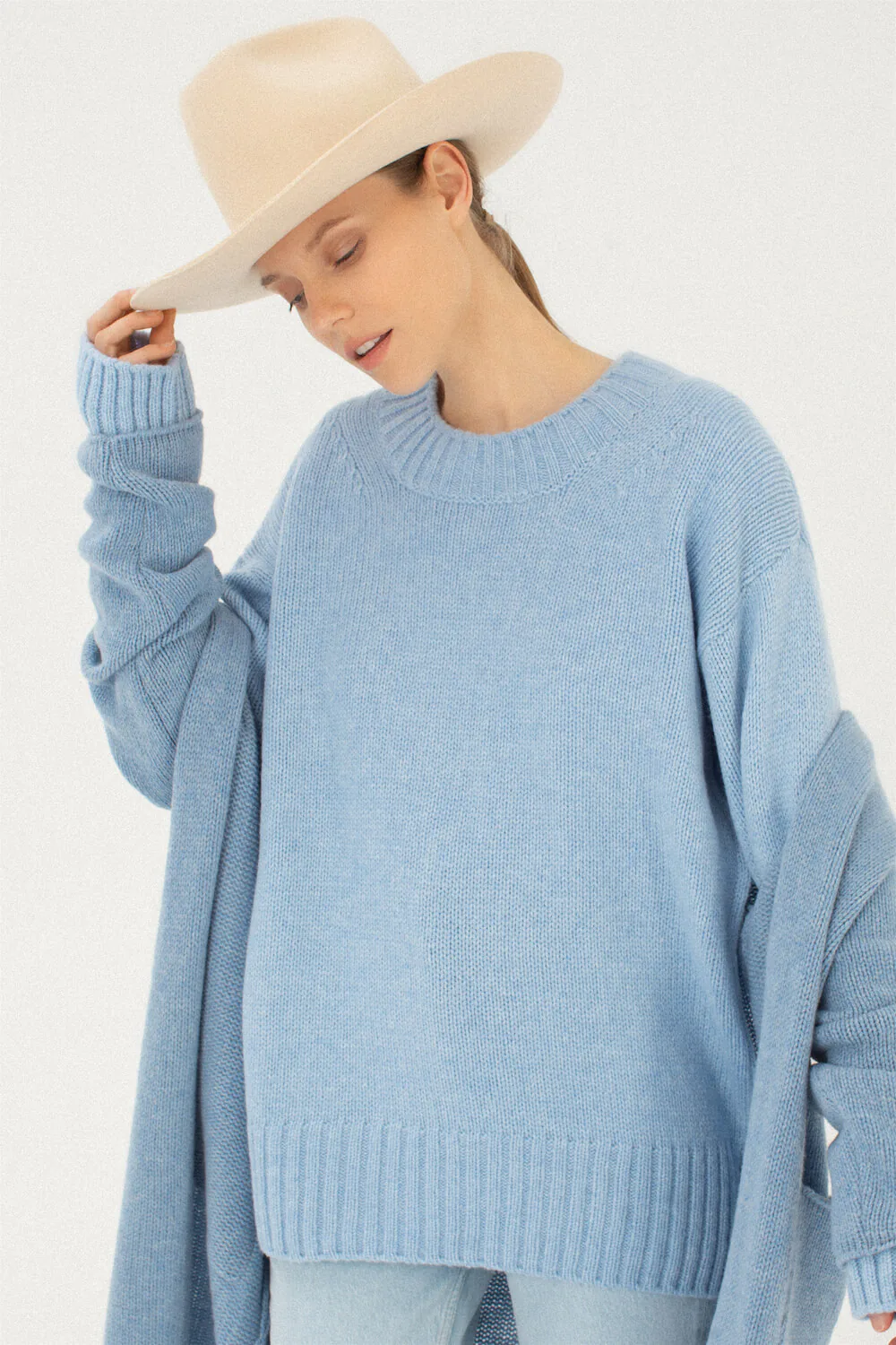 PULLOVER RAMUMA AUS KASCHMIR UND MERINOWOLLE