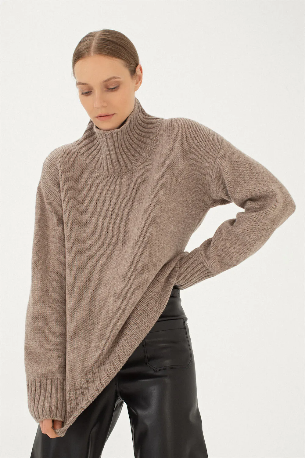 PULLOVER BIANKA AUS KASCHMIR UND MERINOWOLLE