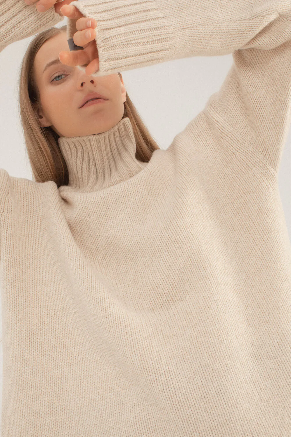 PULLOVER BIANKA AUS KASCHMIR UND MERINOWOLLE