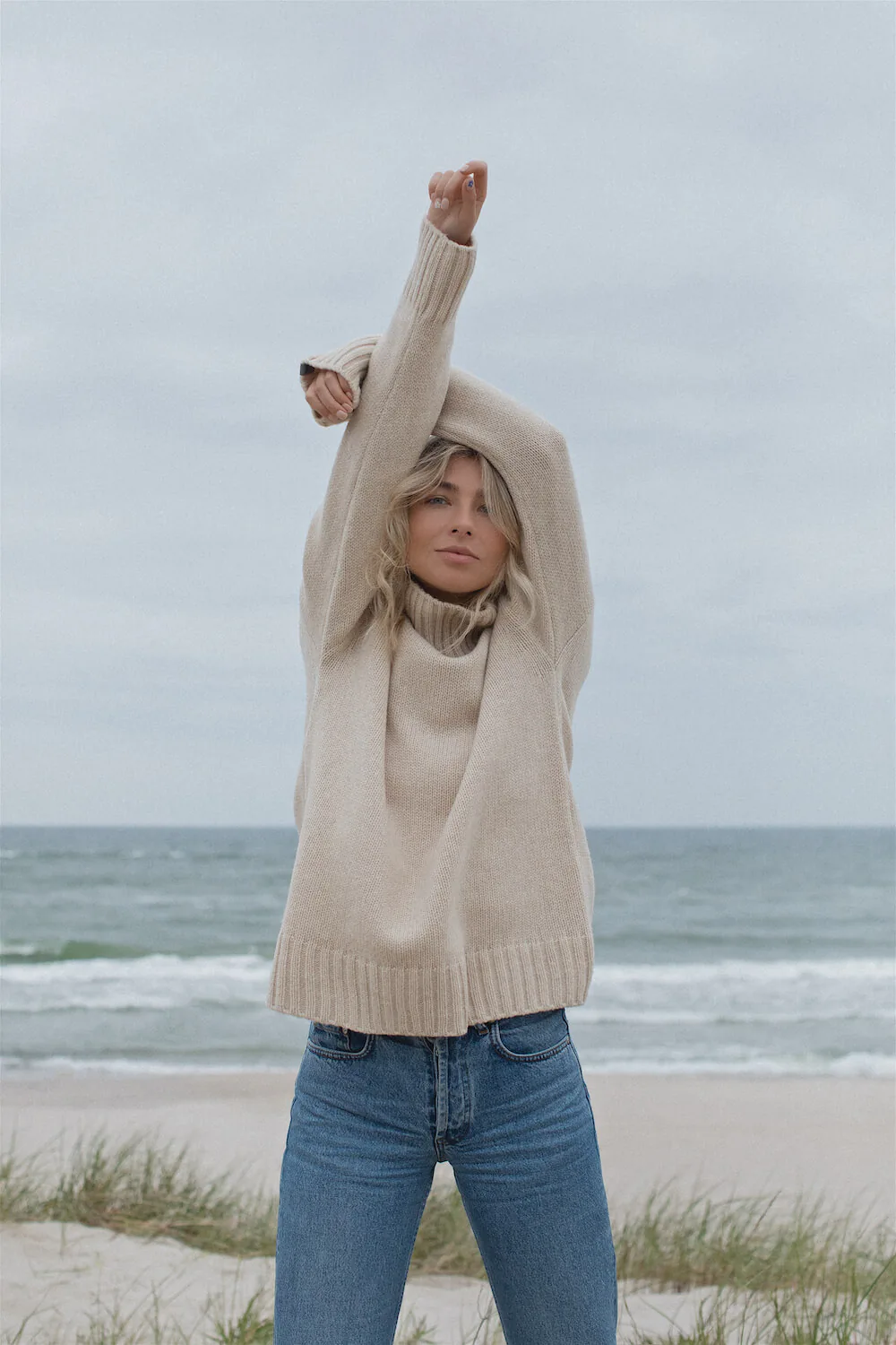 PULLOVER BIANKA AUS KASCHMIR UND MERINOWOLLE