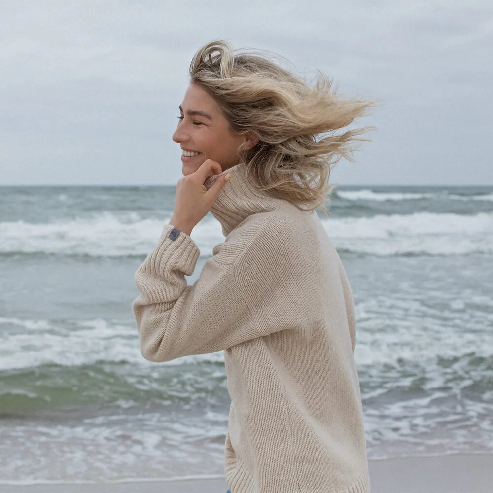PULLOVER BIANKA AUS KASCHMIR UND MERINOWOLLE