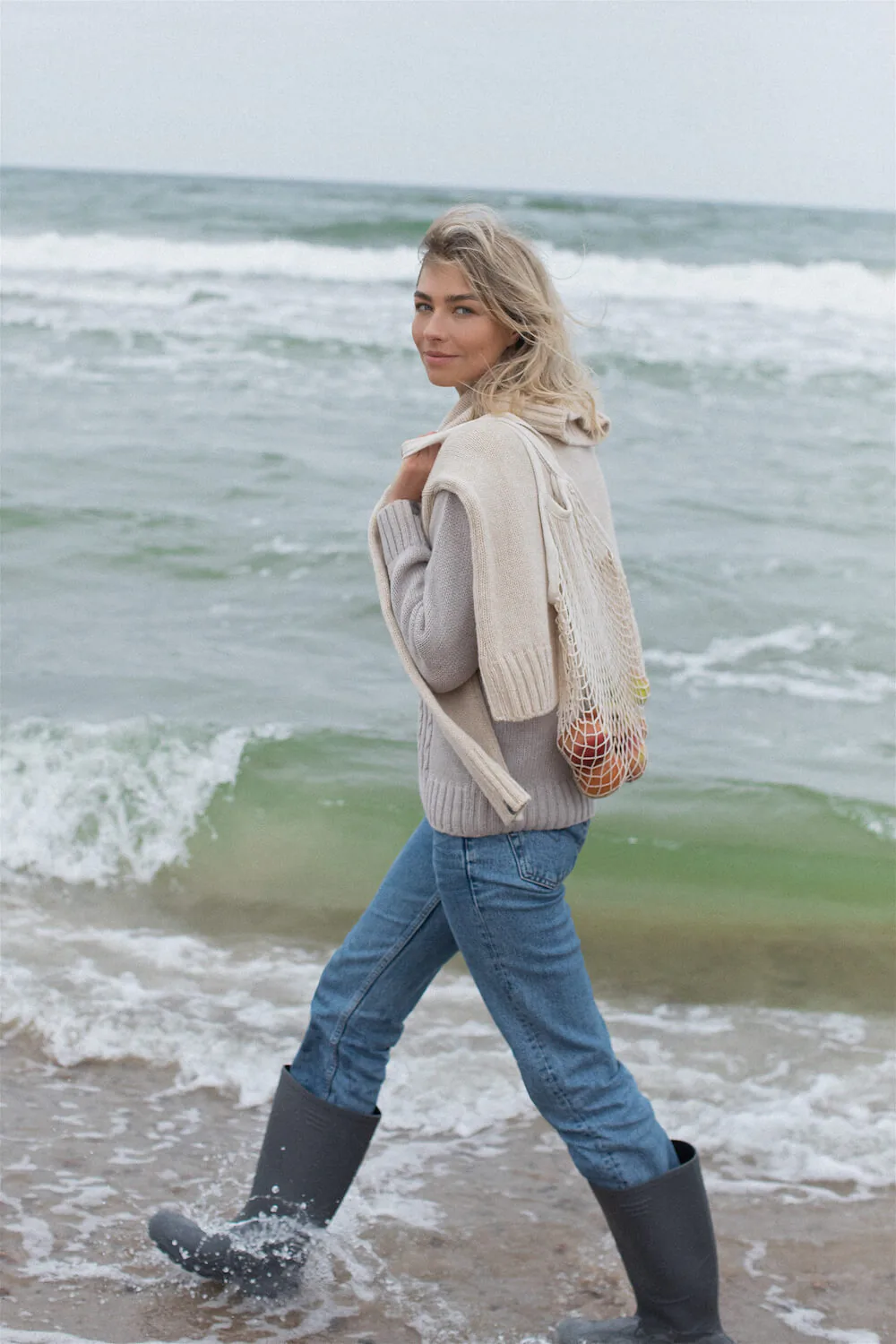 PULLOVER BIANKA AUS KASCHMIR UND MERINOWOLLE
