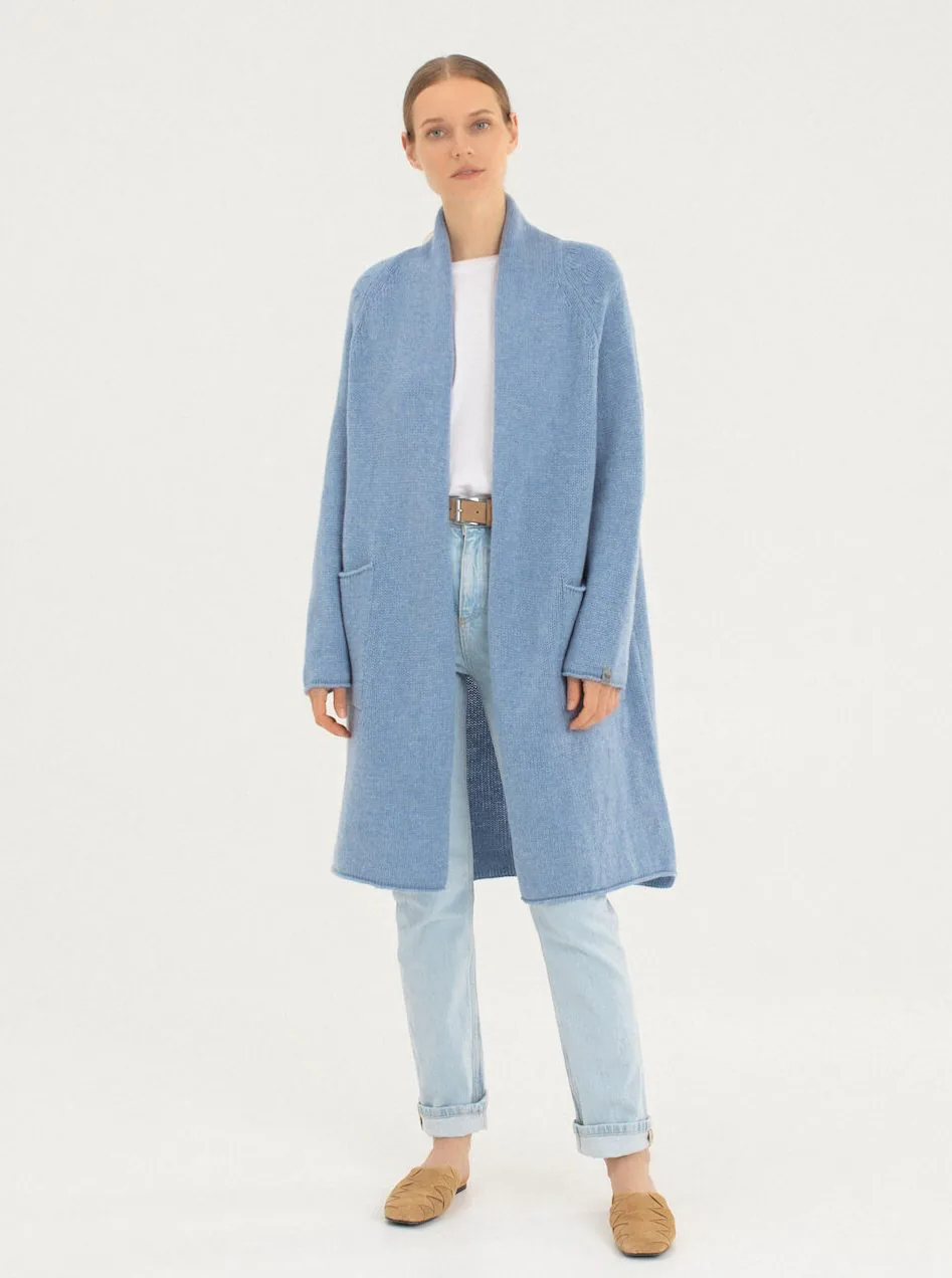 STRICKJACKE SARA AUS KASCHMIR UND MERINOWOLLE