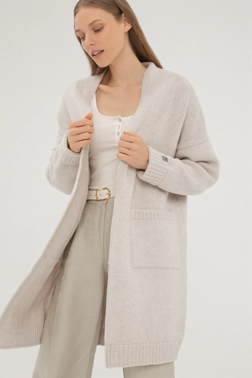 STRICKJACKE THORA AUS KASCHMIR UND MERINOWOLLE