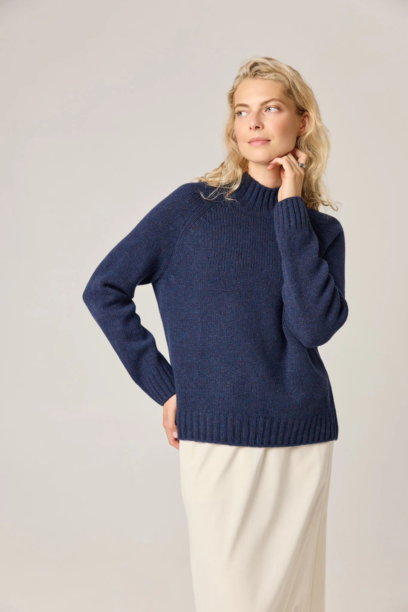 PULLOVER LUKA AUS KASCHMIR UND MERINOWOLLE