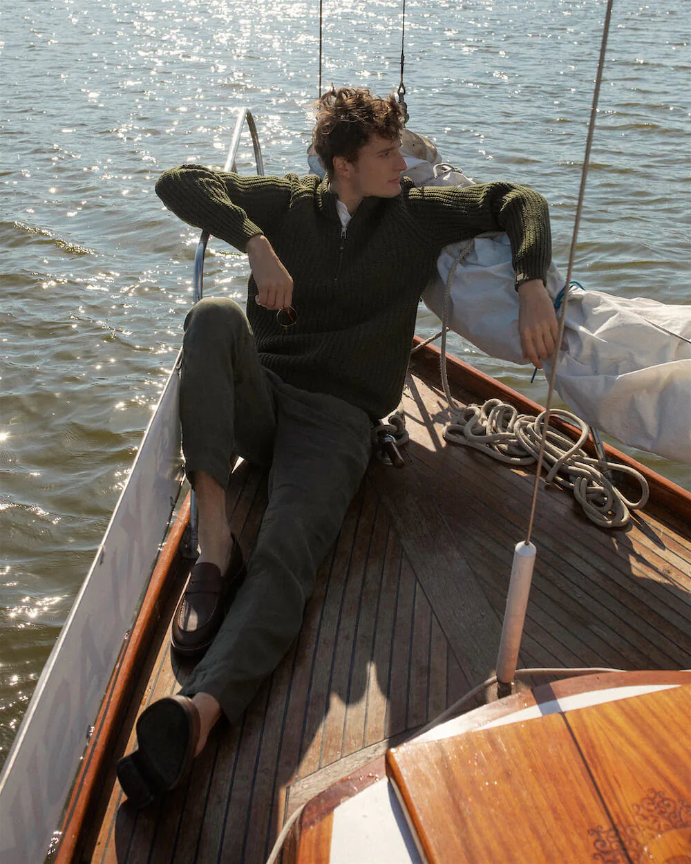 knitted woolen man sweater