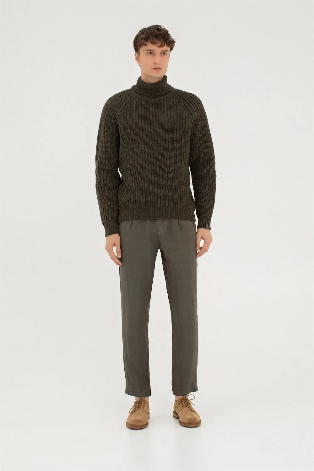 PULLOVER SKOG AUS MERINOWOLLE