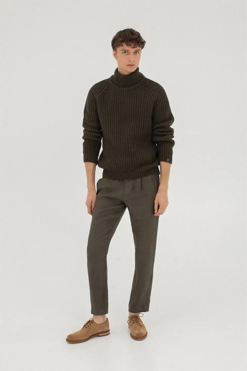 PULLOVER SKOG AUS MERINOWOLLE