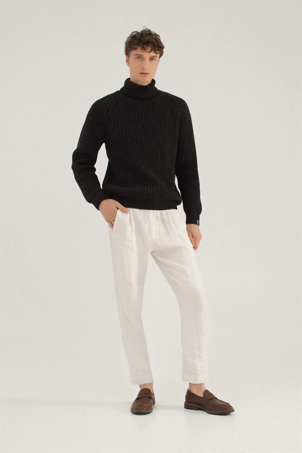 PULLOVER SKOG AUS MERINOWOLLE
