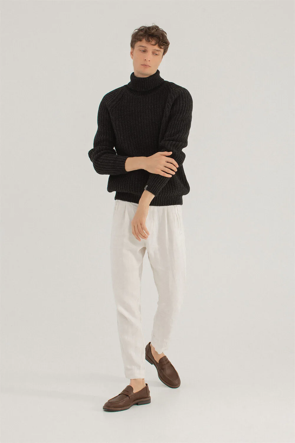 PULLOVER SKOG AUS MERINOWOLLE