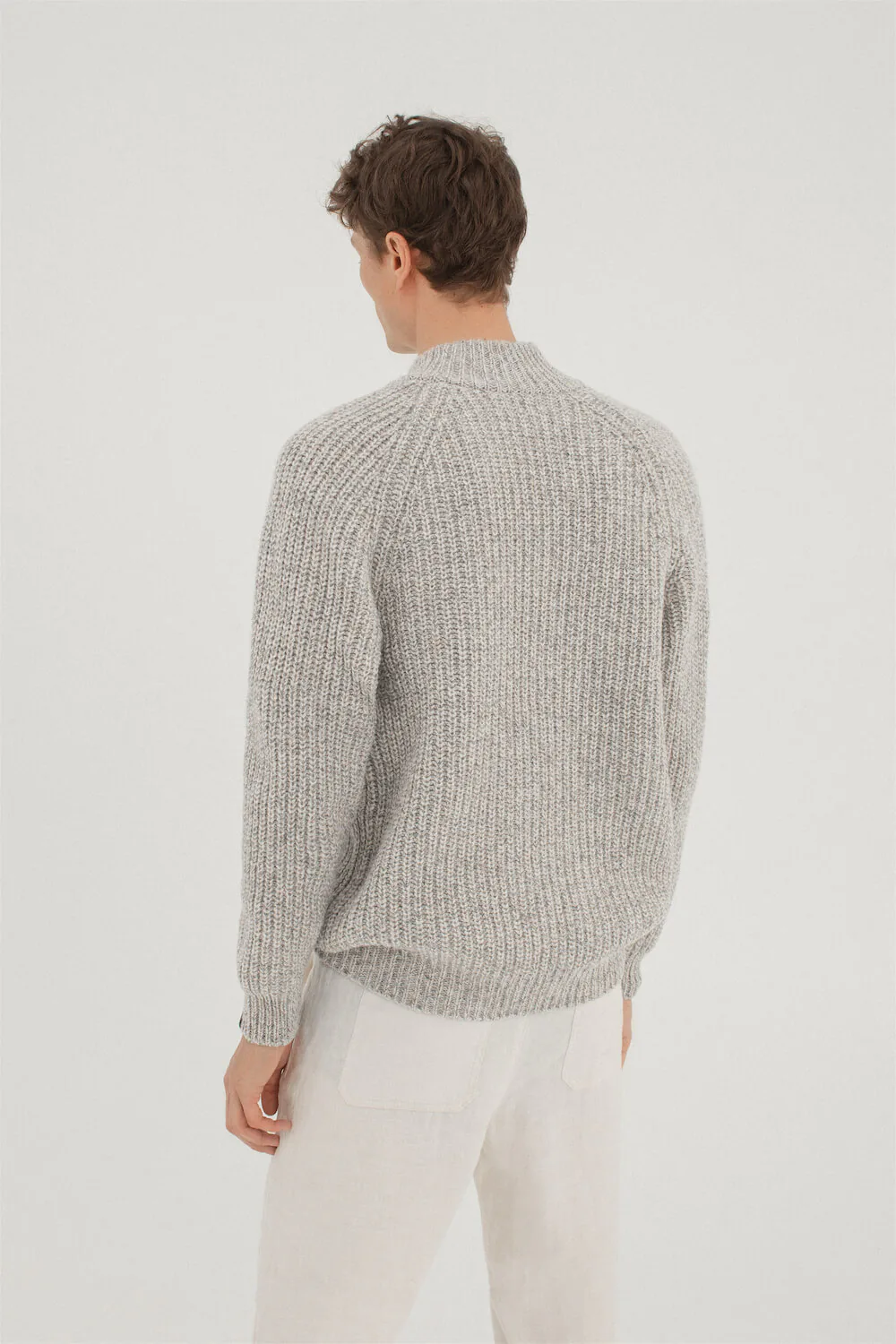 stylish merino wool men pullover