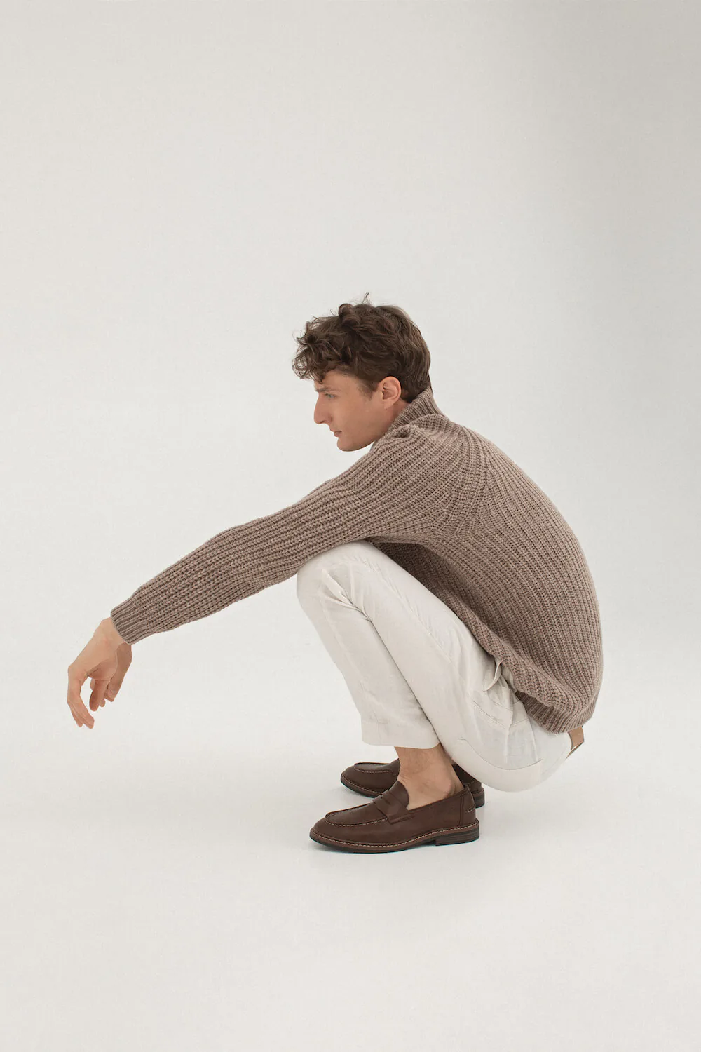PULLOVER SKOG AUS MERINOWOLLE