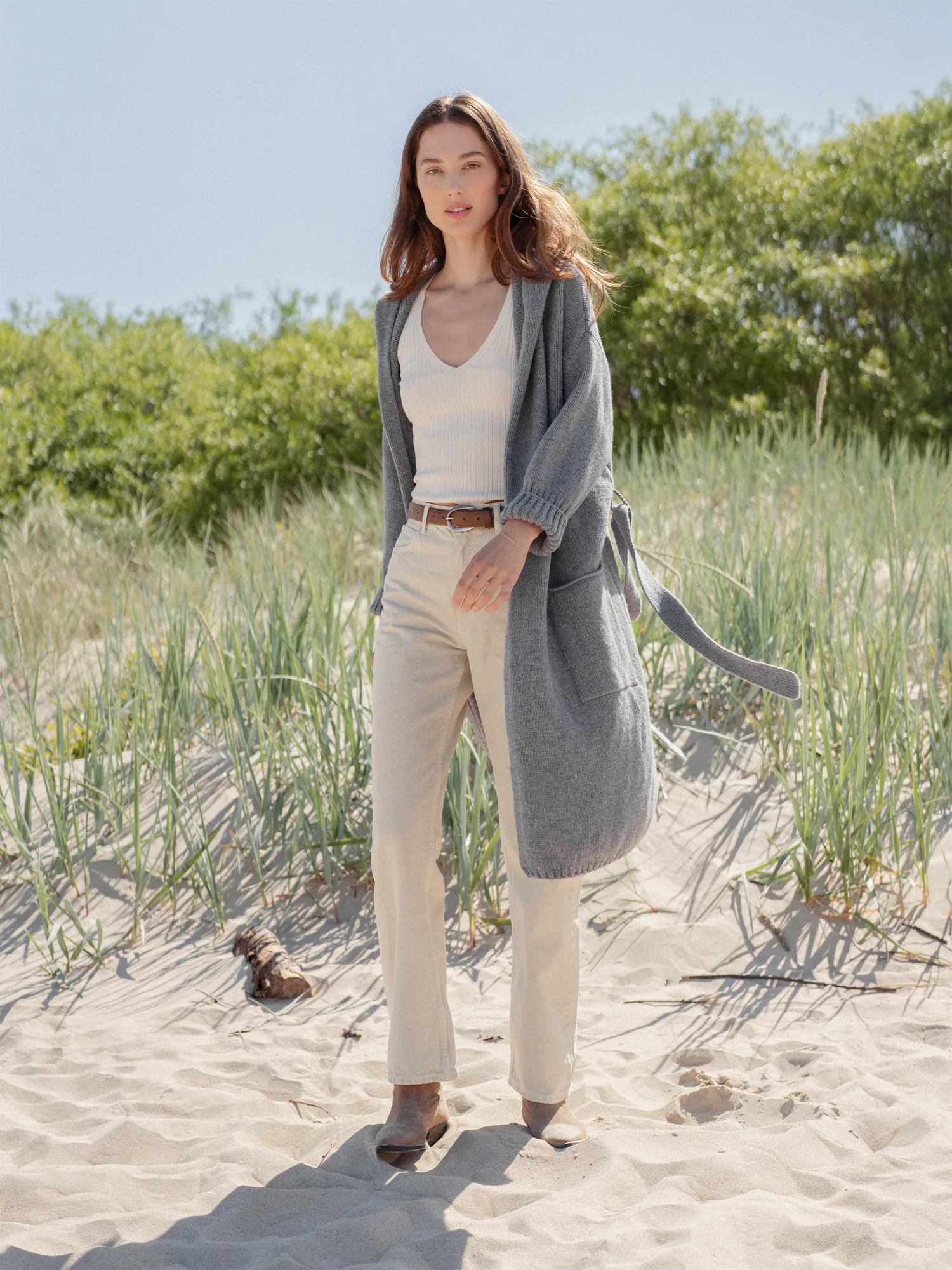 STRICKJACKE IEVA AUS KASCHMIR UND MERINOWOLLE