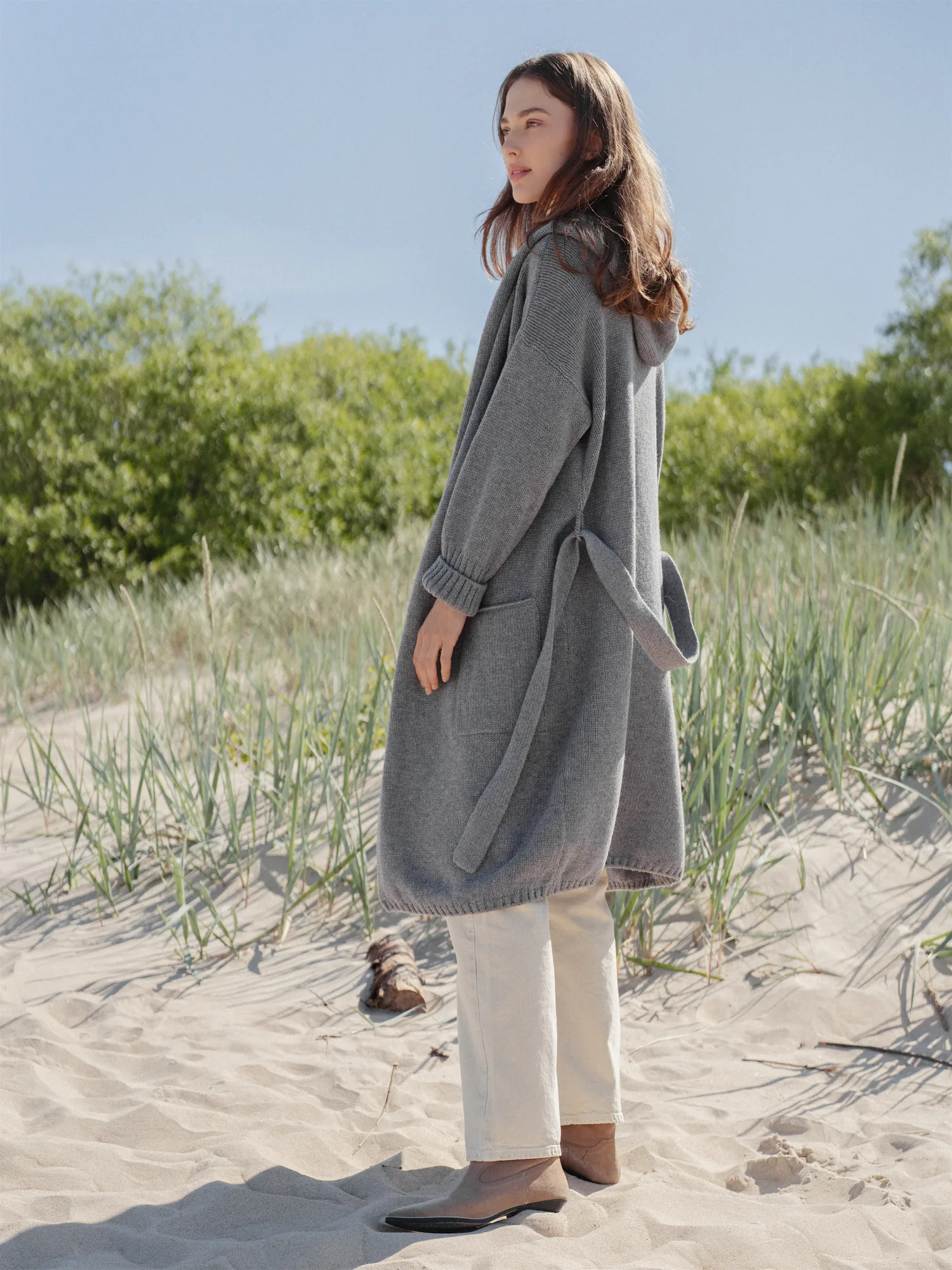 STRICKJACKE IEVA AUS KASCHMIR UND MERINOWOLLE