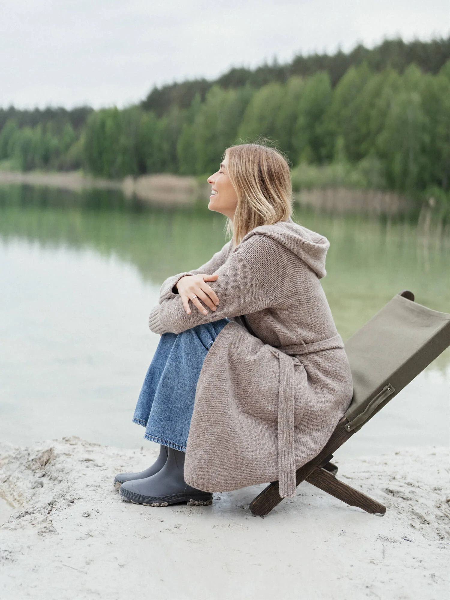 STRICKJACKE IEVA AUS KASCHMIR UND MERINOWOLLE