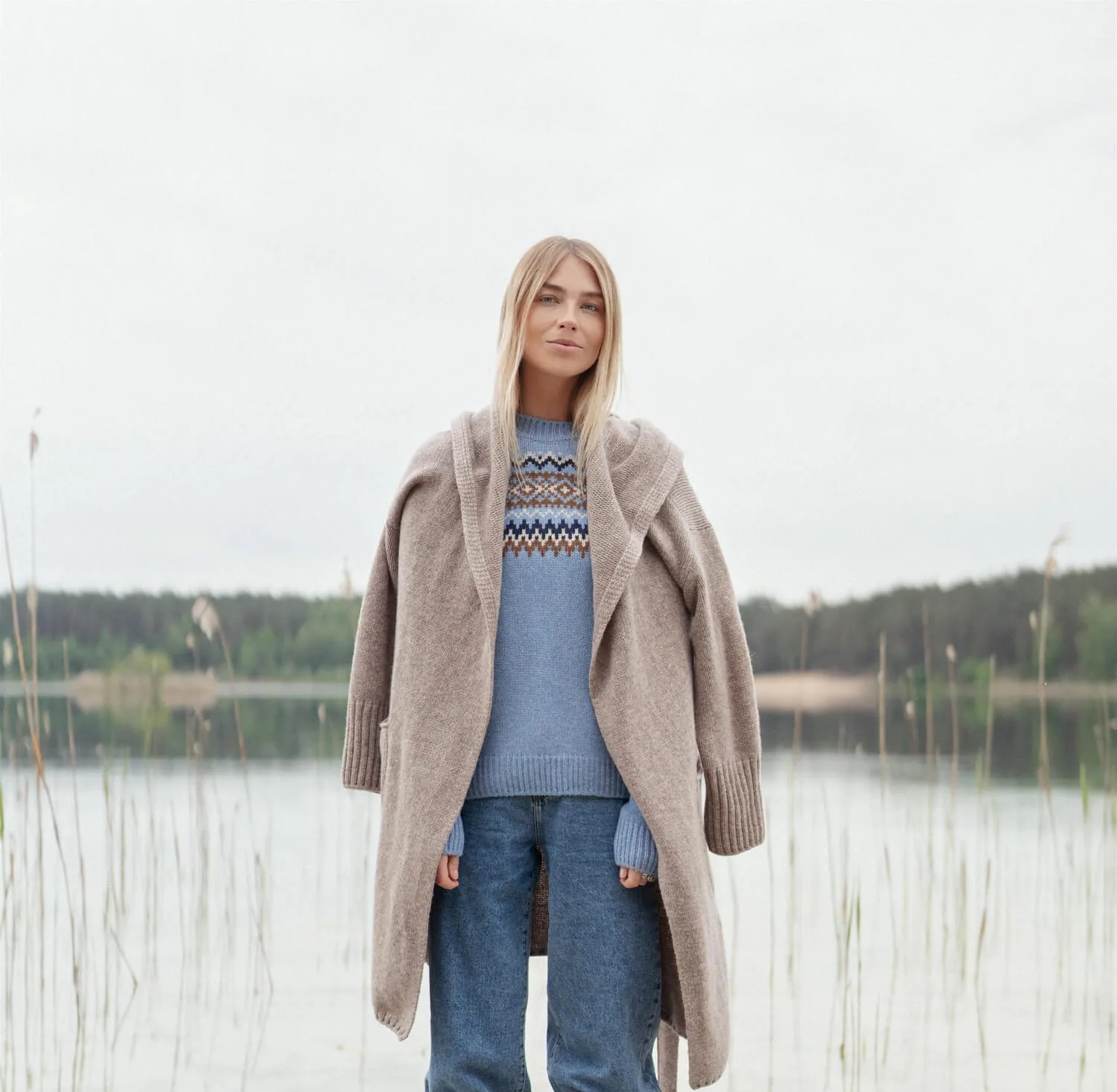 STRICKJACKE IEVA AUS KASCHMIR UND MERINOWOLLE