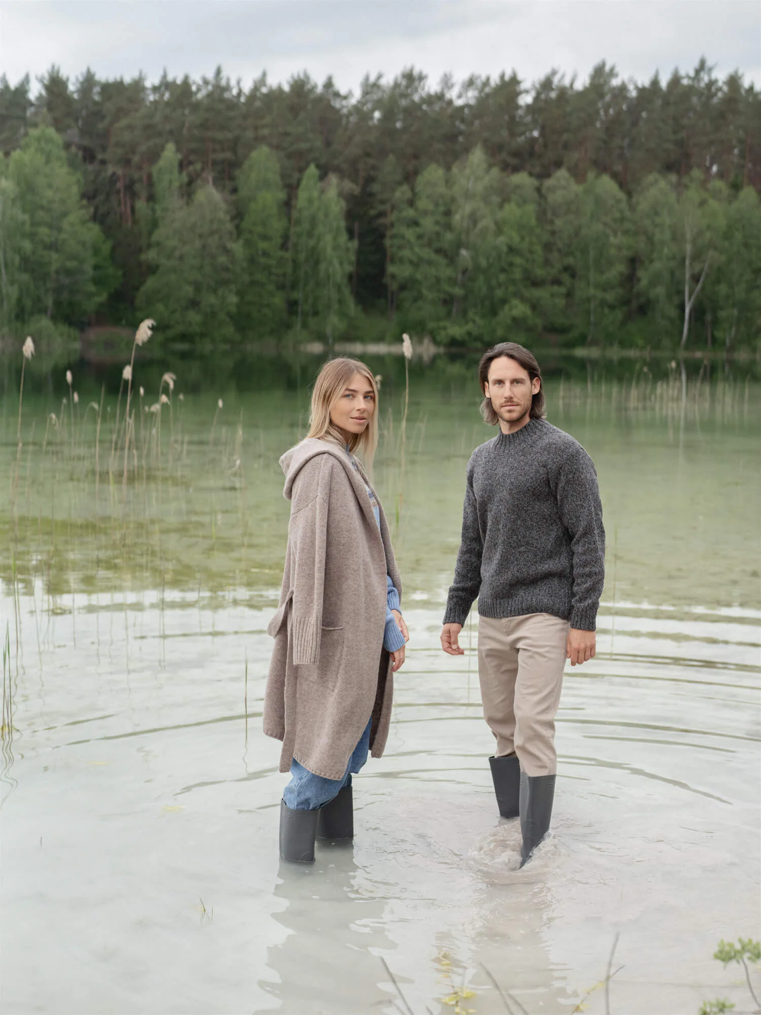 STRICKJACKE IEVA AUS KASCHMIR UND MERINOWOLLE